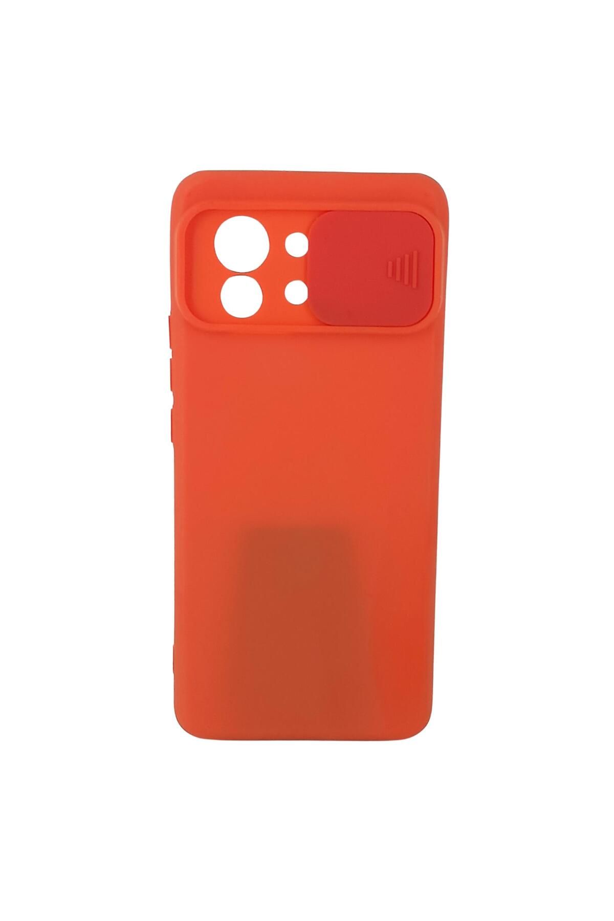 Ehr. Xiaomi Mi 11 Uyumlu Kamera Sürgülü Mat Silikon Kılıf
