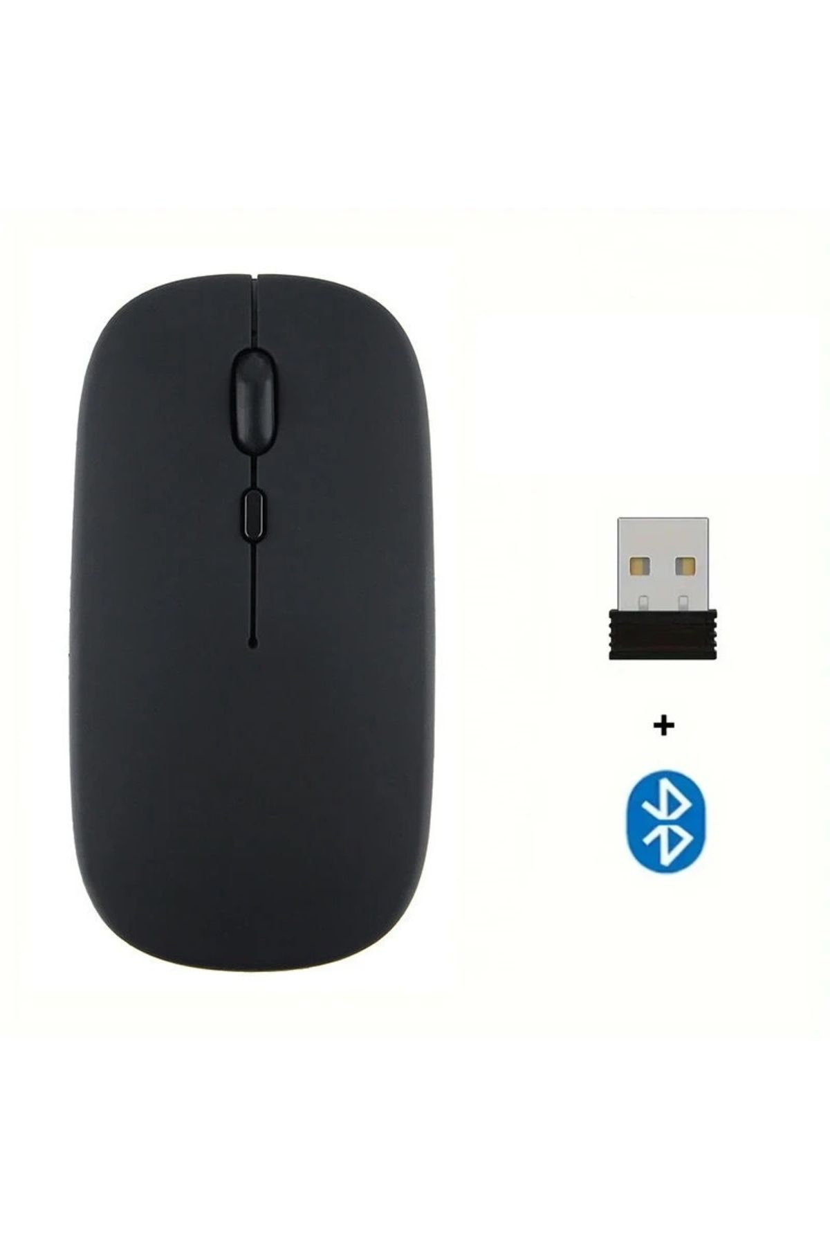 m.tk moveteck Tablet Telefon Laptop Windows Uyumlu Kablosuz Şarjlı Slim Renkli Bluetooth Mouse Fare