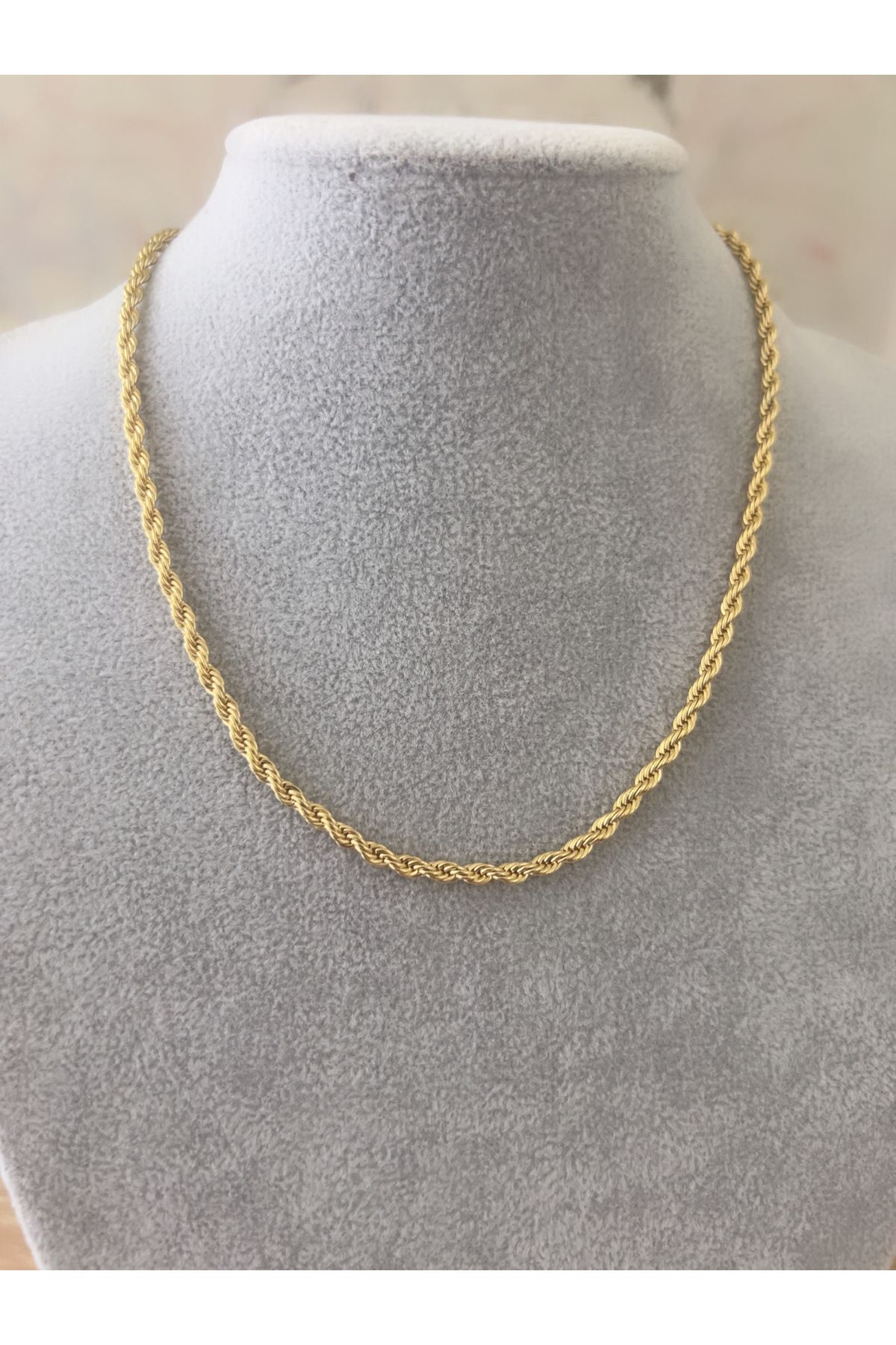 XUPING JEWELRY TuelaTaki Burgu Kolye 14 Ayar Renginde (45cm)