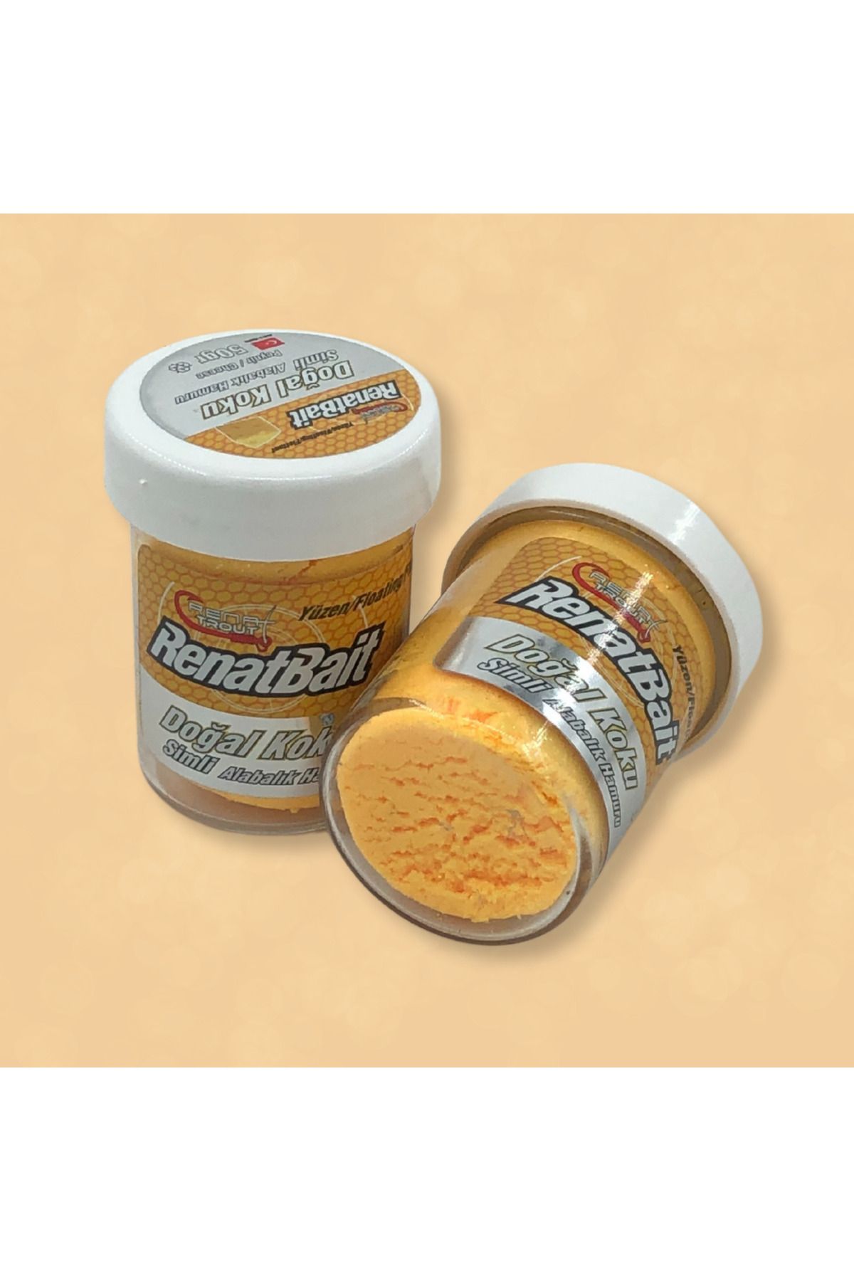 RENAT CARP Bait Yeni Üretim Alabalık Hamuru Peynir Kokulu Yüzen 50 Gr - Kayısı Sarısı