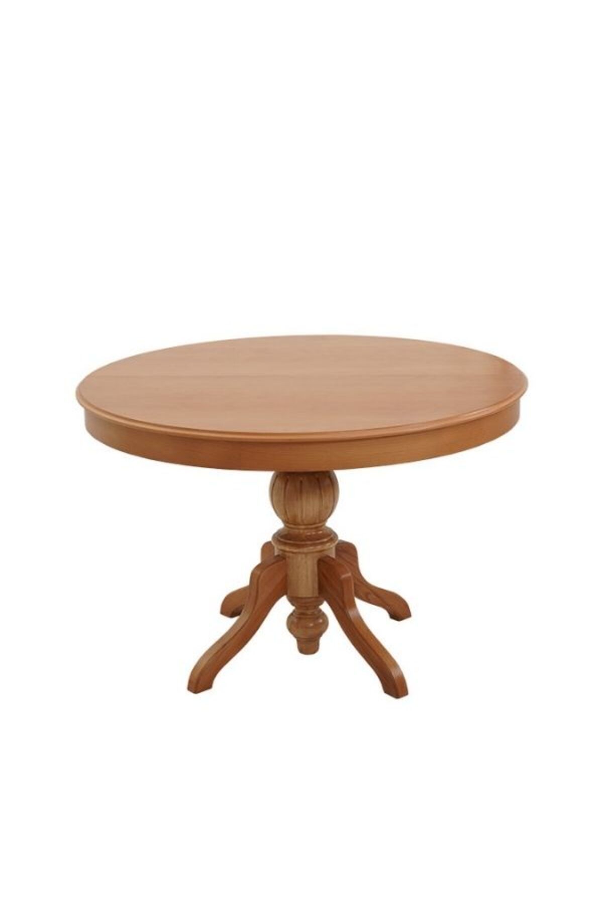 Gazzini Furniture Lindon Baba Ayak Yuvarlak Açılır Masa 110x110
