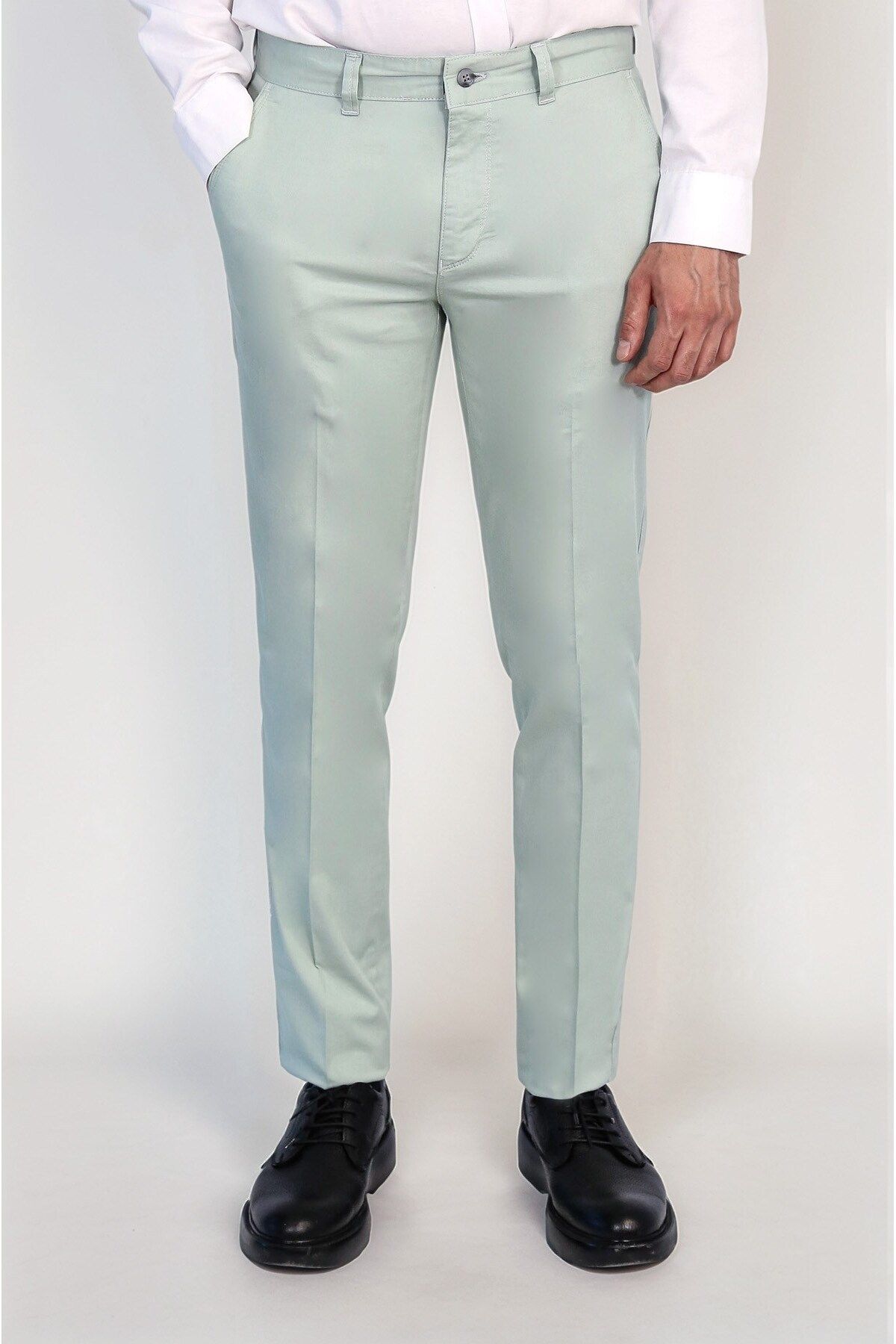 Velvarde SLİM CHINO PANTOLON SU YEŞİLİ
