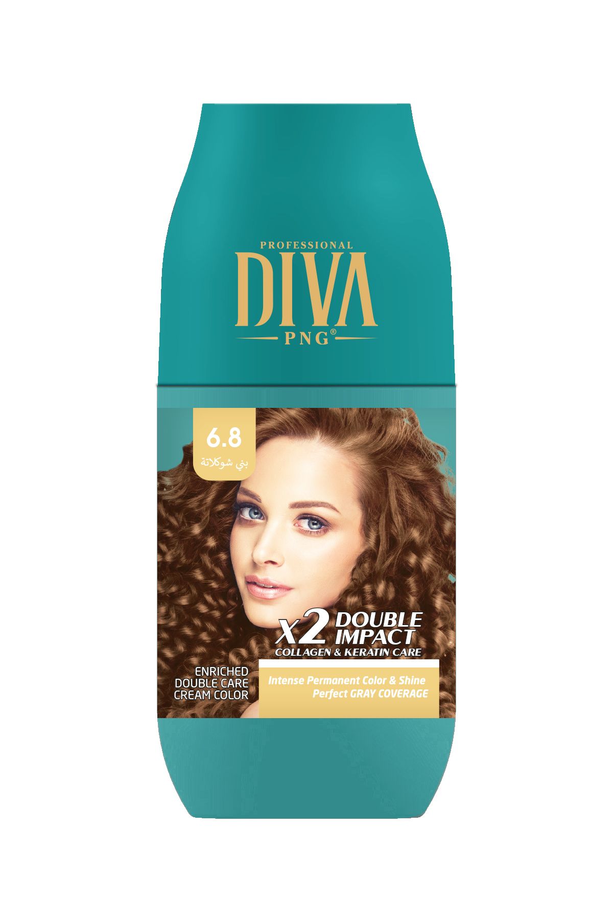 PNG DIVA PNG DİVA 9 PARÇA SET BOYA 100ML 6,8 KOYU KUMRAL KAHVE