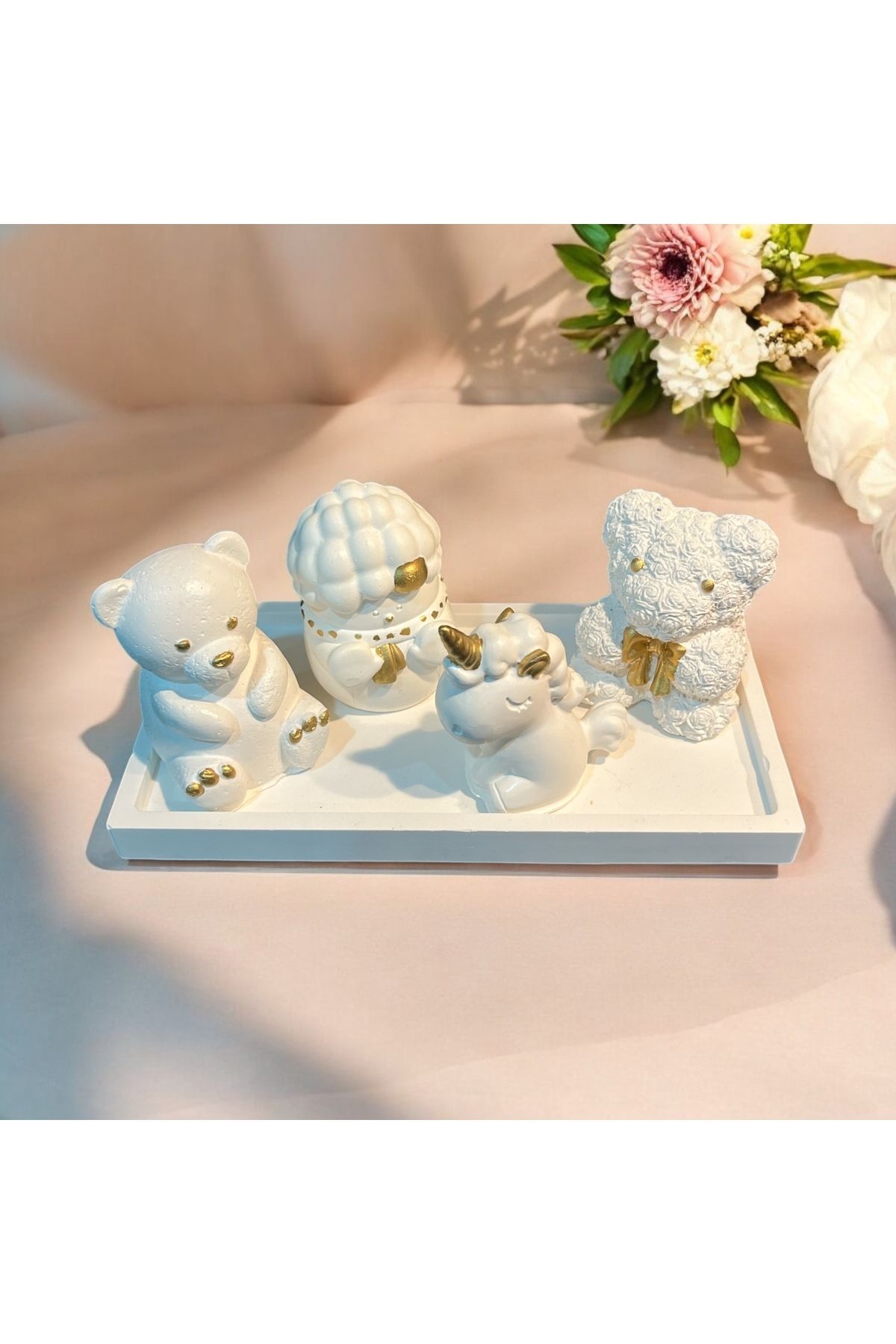 DEKORANLA Sevimli dekoratif obje, çocuk odası süsü, pastel renk, şık ve sevimli tasarım