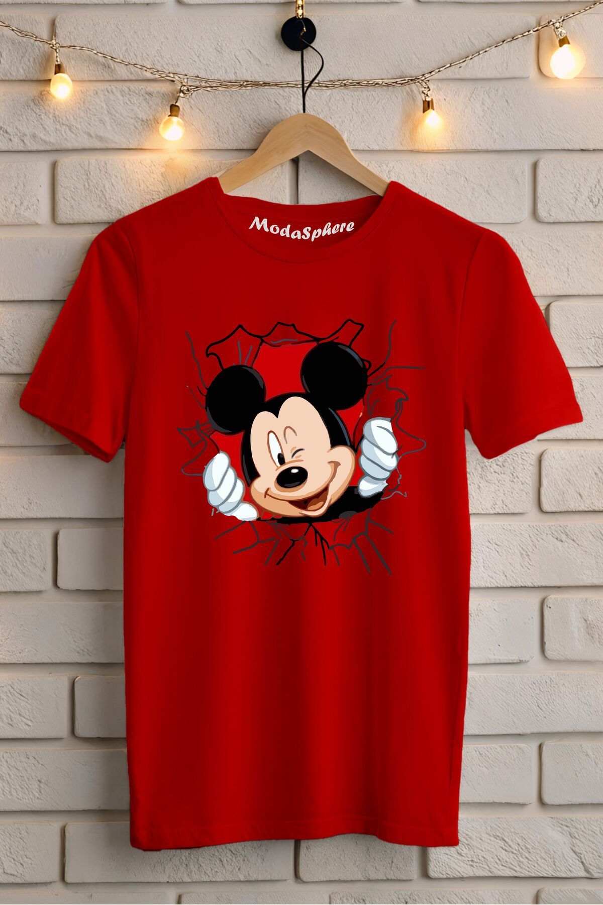 ModaSphere Baskılı Unisex Oversize Tişört