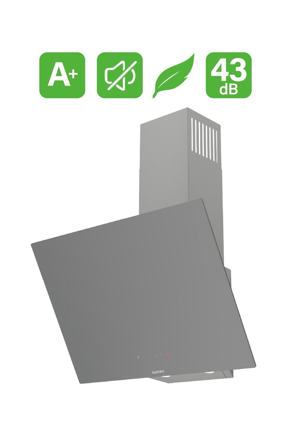 Ferre D079 Gri Ultra Sessiz SilentArt 60 cm Ankastre Davlumbaz