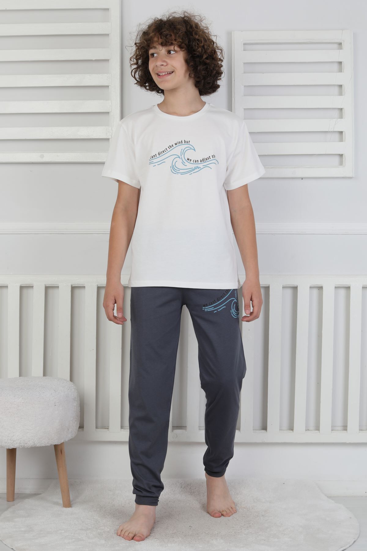 zuzunga We Can Adjust The Baskılı Erkek Çocuk Pijama Takımı fotoğrafı 2 (önizleme)