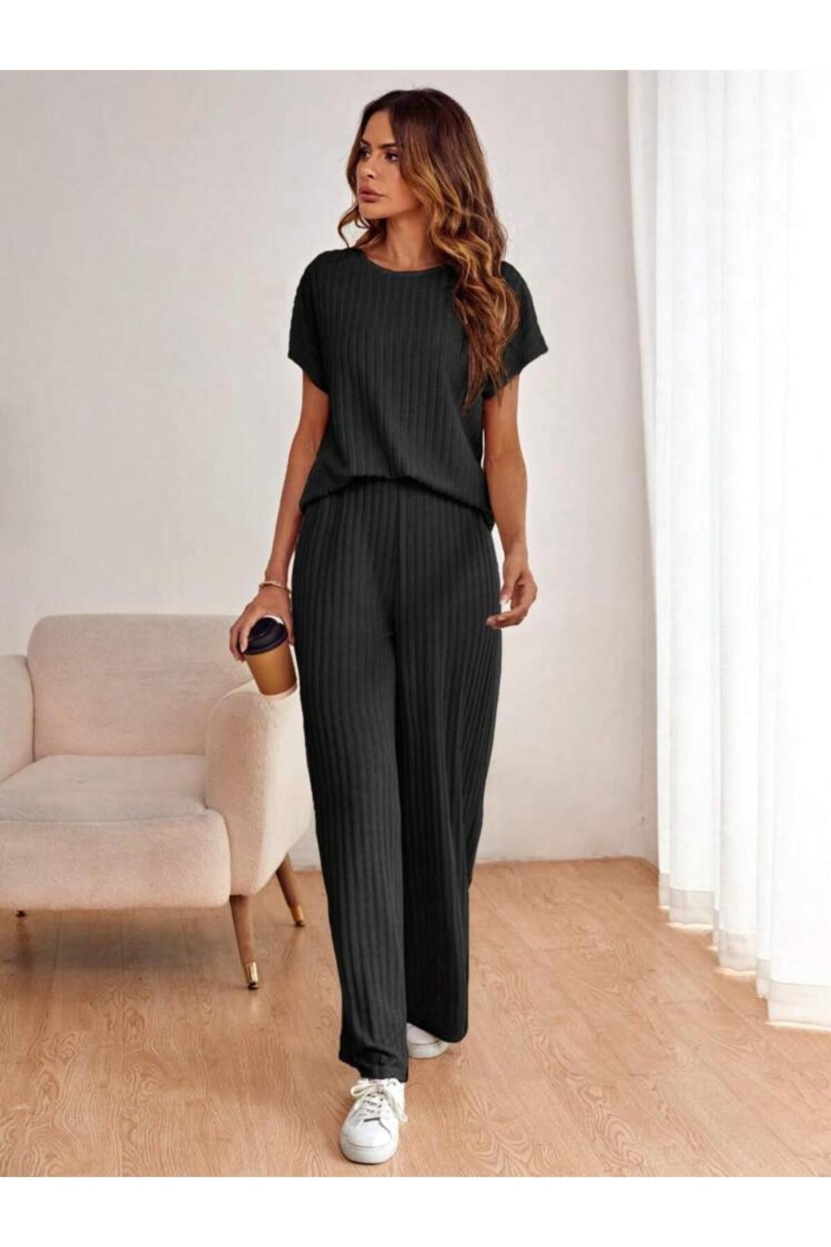 bemmoda Kadın Bol Kesim Günlük Şık İkili Takım