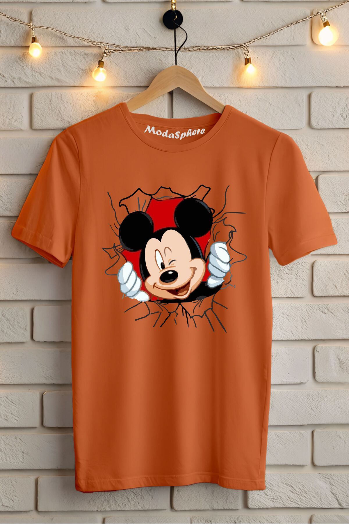 ModaSphere Baskılı Unisex Oversize Tişört