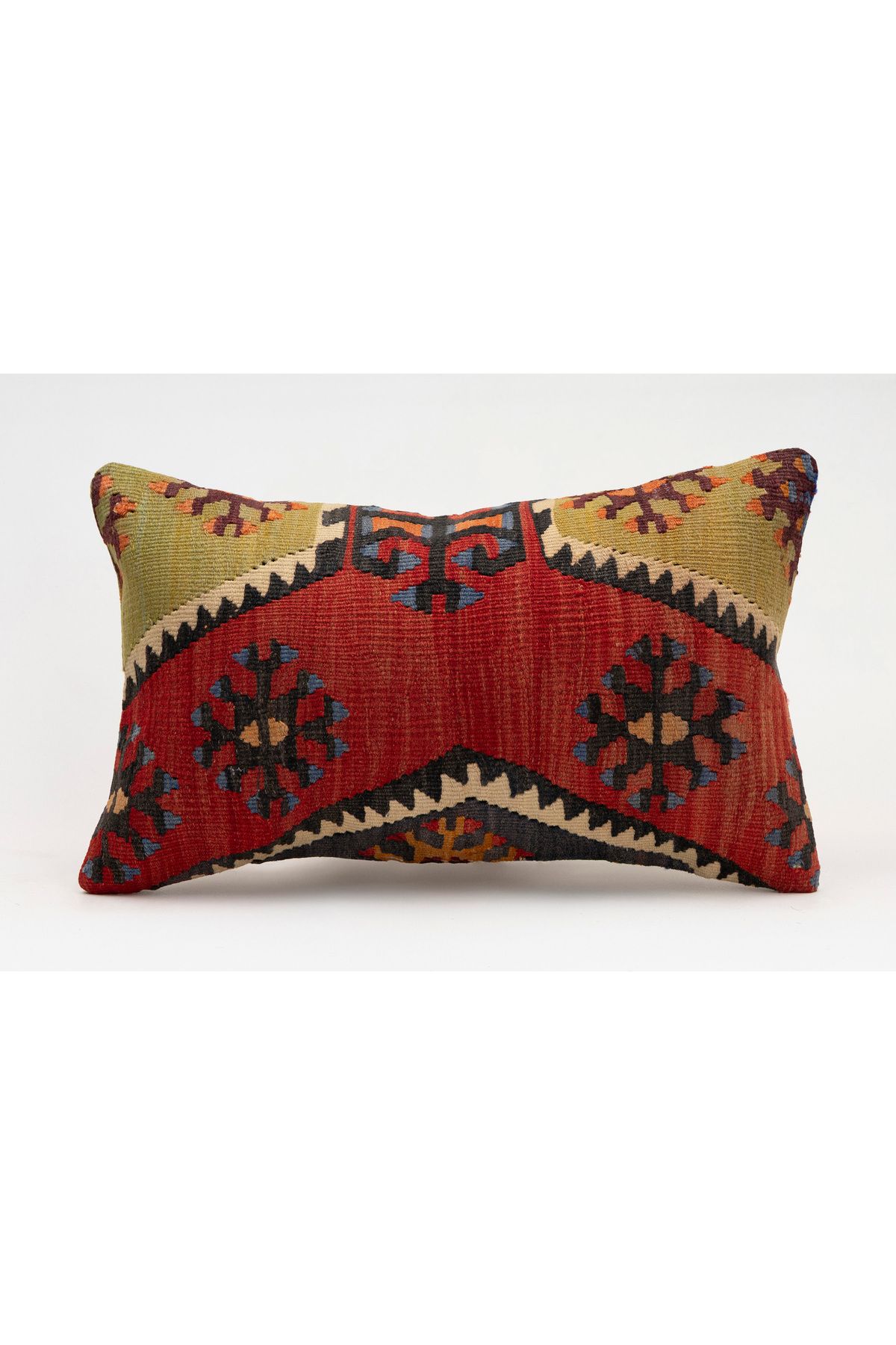 Kilim Whole Sale El Yapımı Kilim'den Yapılmış Vintage Kırlent Kılıfı, Yün, 30x50 Cm