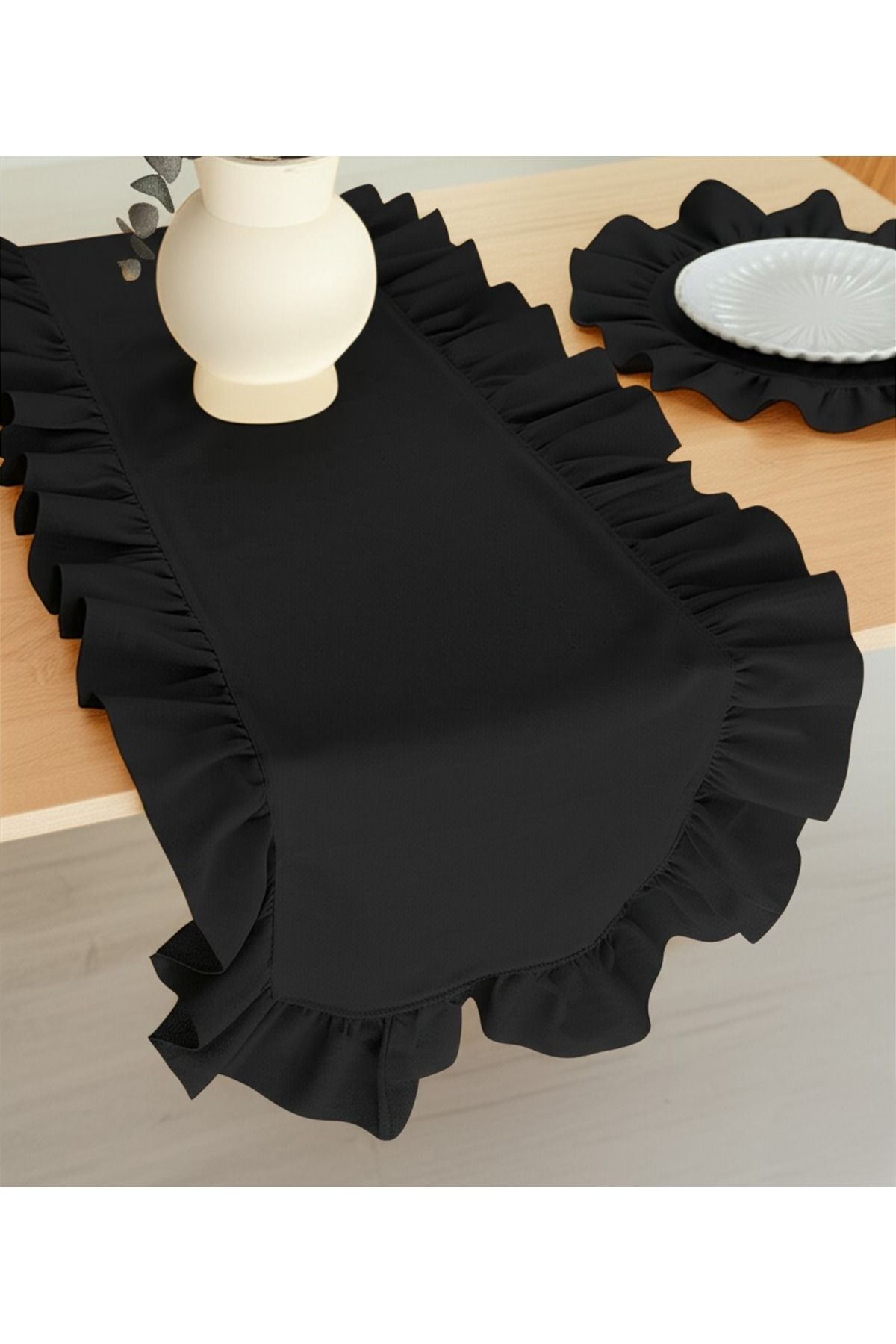 kesenegore Fırfırlı Ranforce Kumaş (40 x 150) Runner