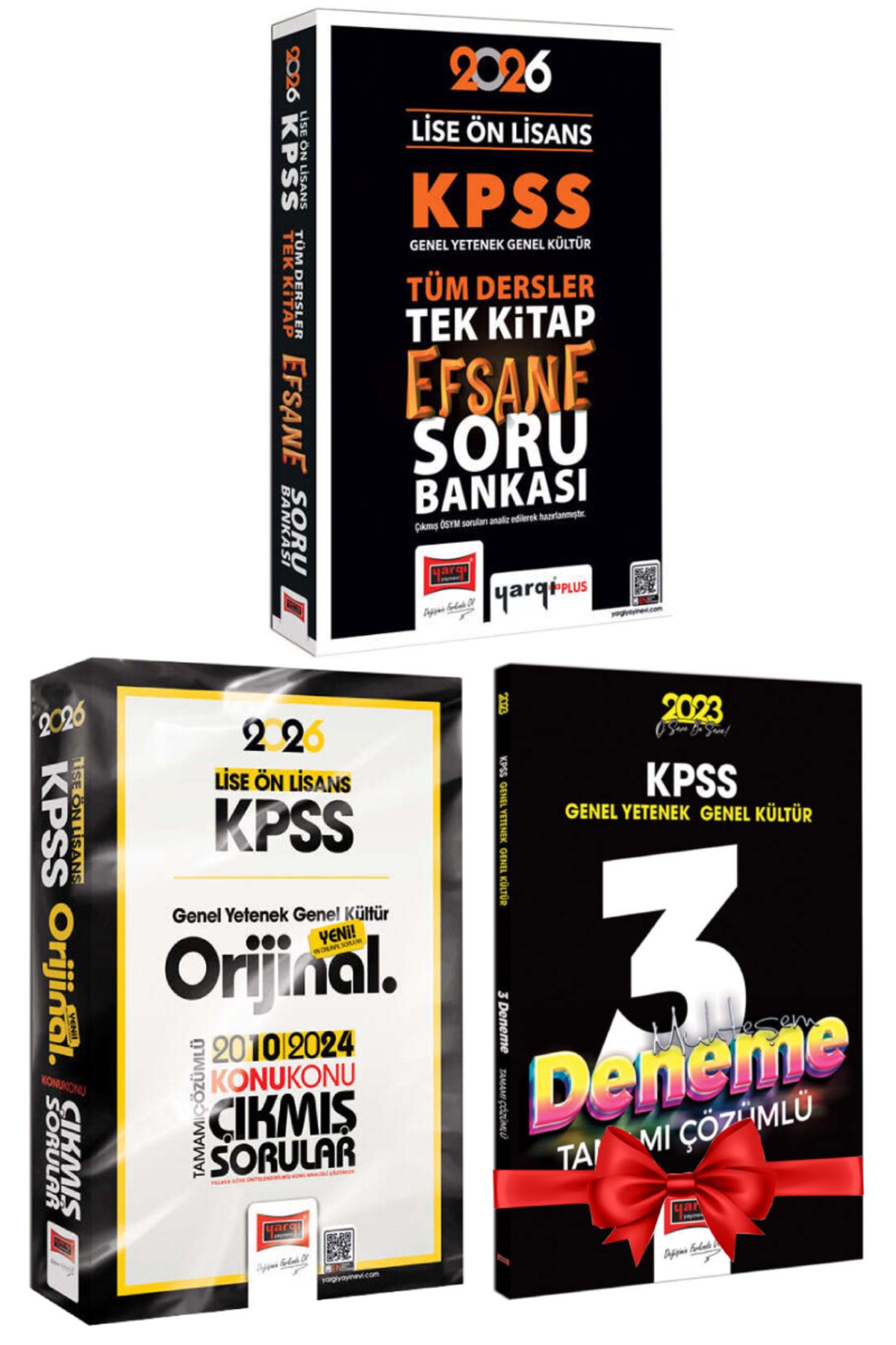 Yargı Yayınları 2026 Yargı Lise Ön Lisans Tüm Dersler Efsane Soru Bankası+Lise Ön Lisans Çıkmış Sorular+Hediye