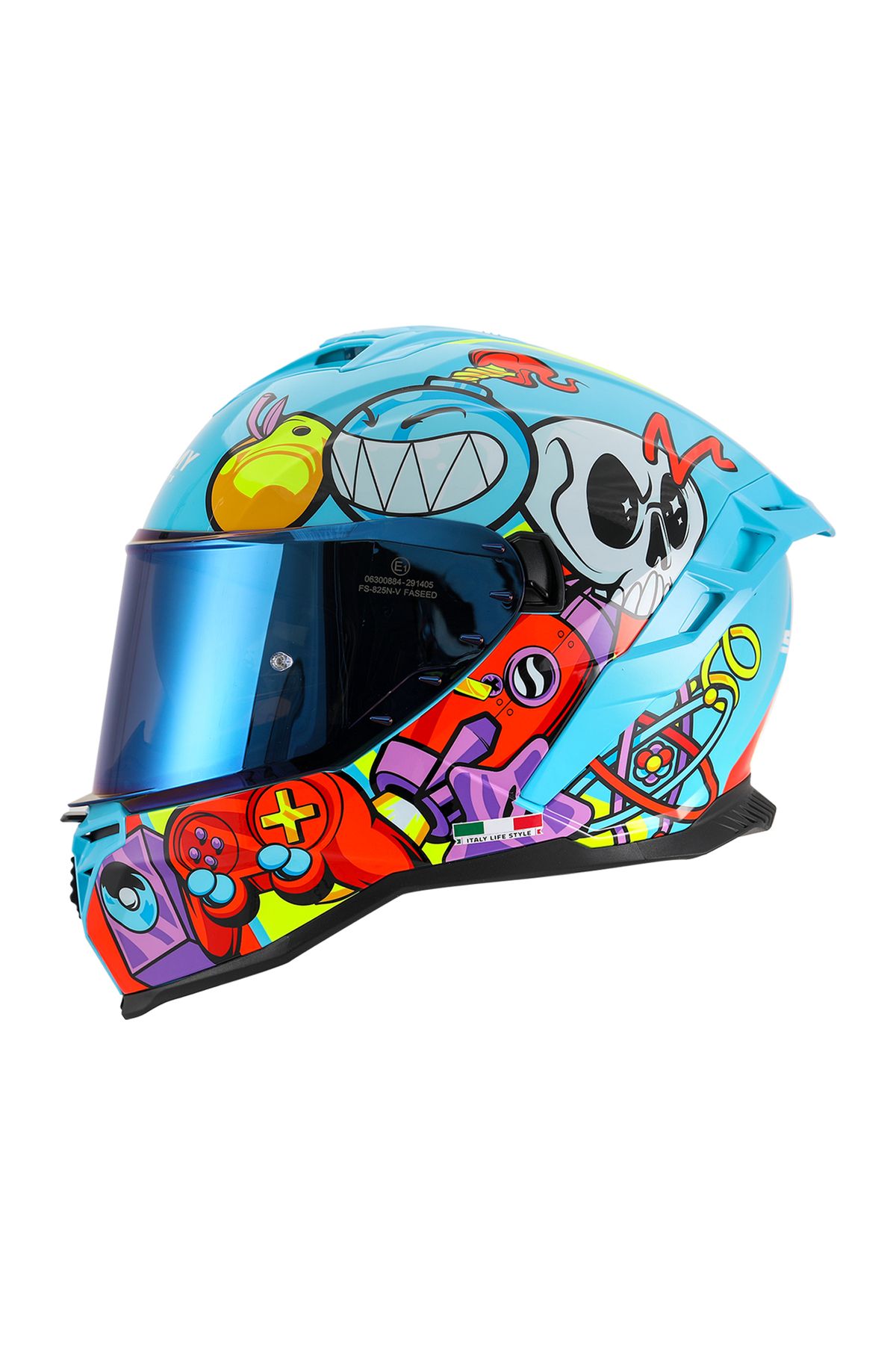 Sway SW 867 GAMER Gloss Full Face Kask