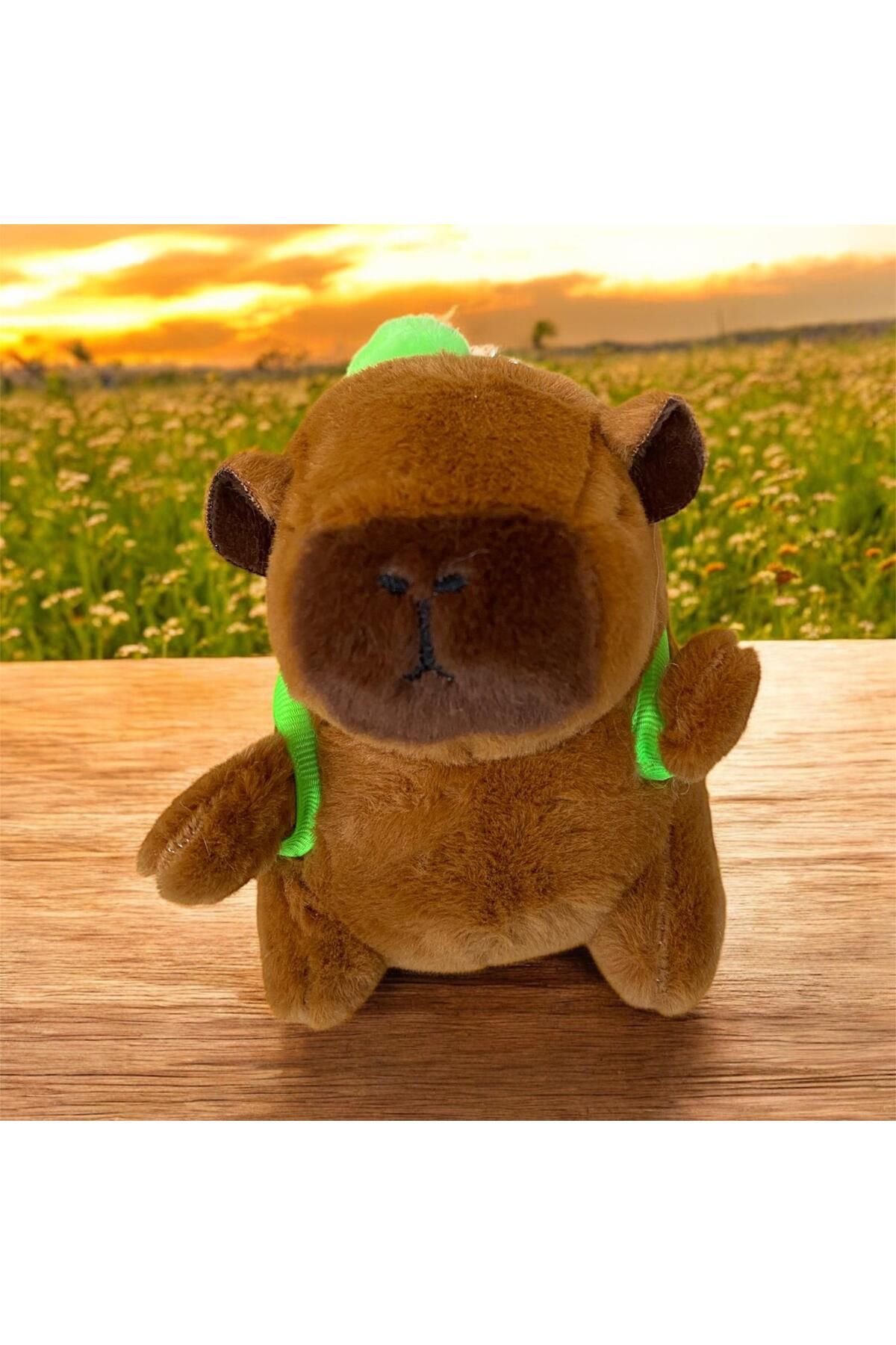 ÇERÇİ MELEK Kapibara Peluş Anahtarlık – 10 cm