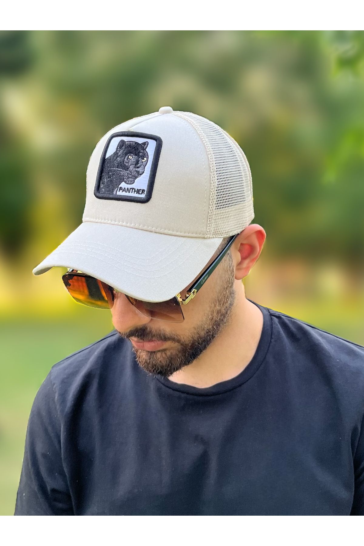 ZERAMİNE Bej Şapka Unisex Model Ayarlanabilir