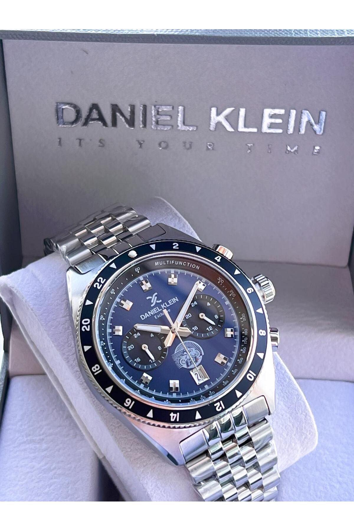 Daniel Klein İç Fonksiyonları Aktif 30 Mt Suya Dayanıklı 2 Yıl Garantili Erkek Kol Saati FG.13994.7
