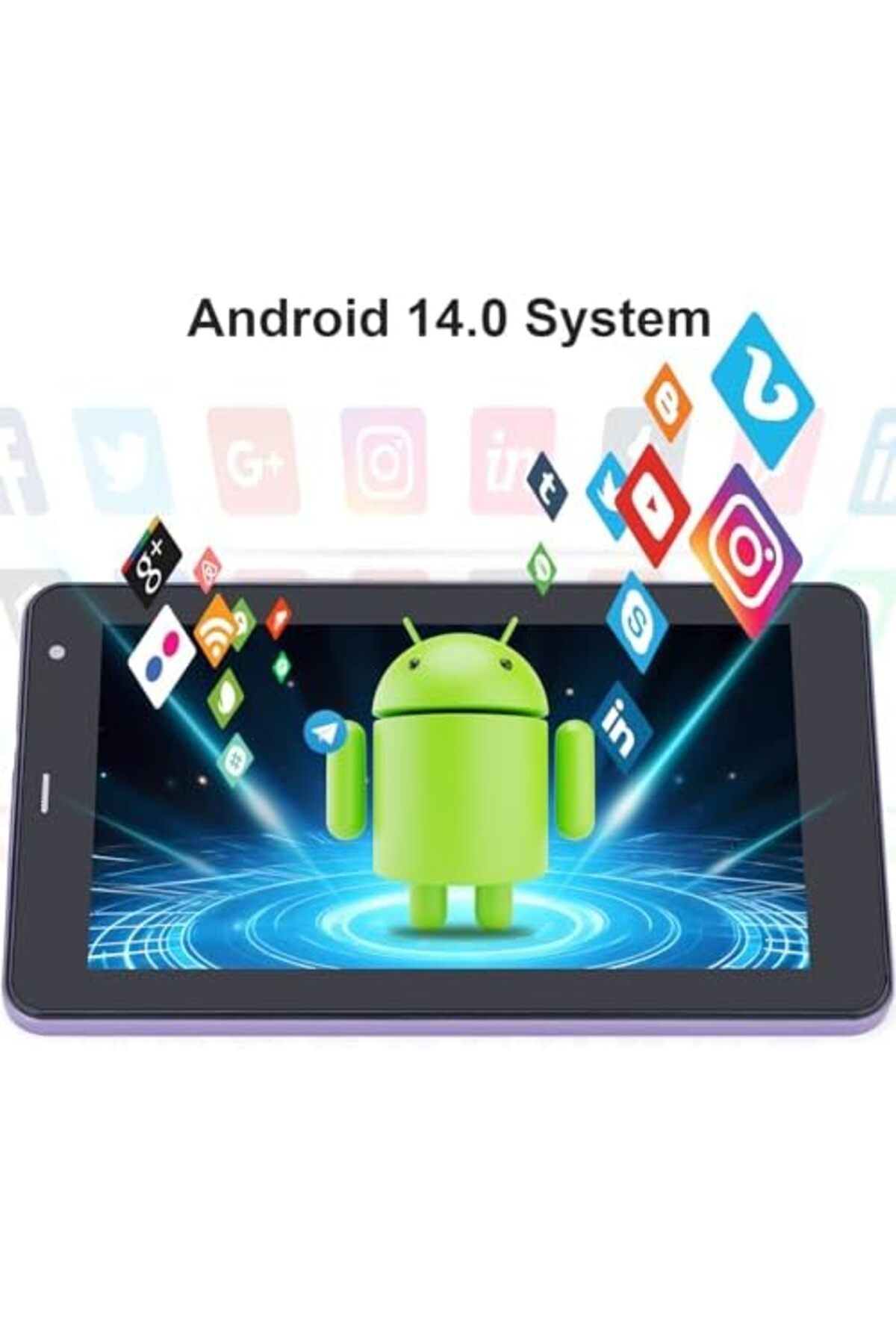 CIDEA-C idea 5G LTE with SIM Card Slot Tablet, 7 Inch Android 12 Tablet, 6GB RAM, 128GB ROM, Expandable to 6