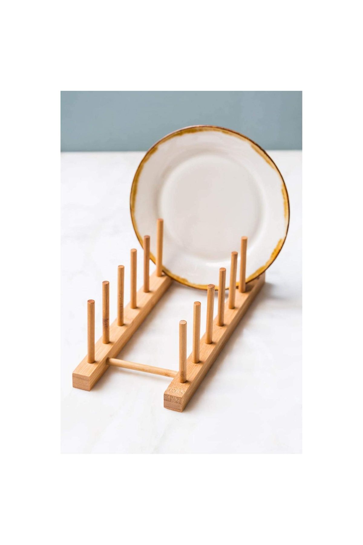 maarketim Bambu Lüx 6 Bölmeli Tabaklık 25X13,5X11Cm