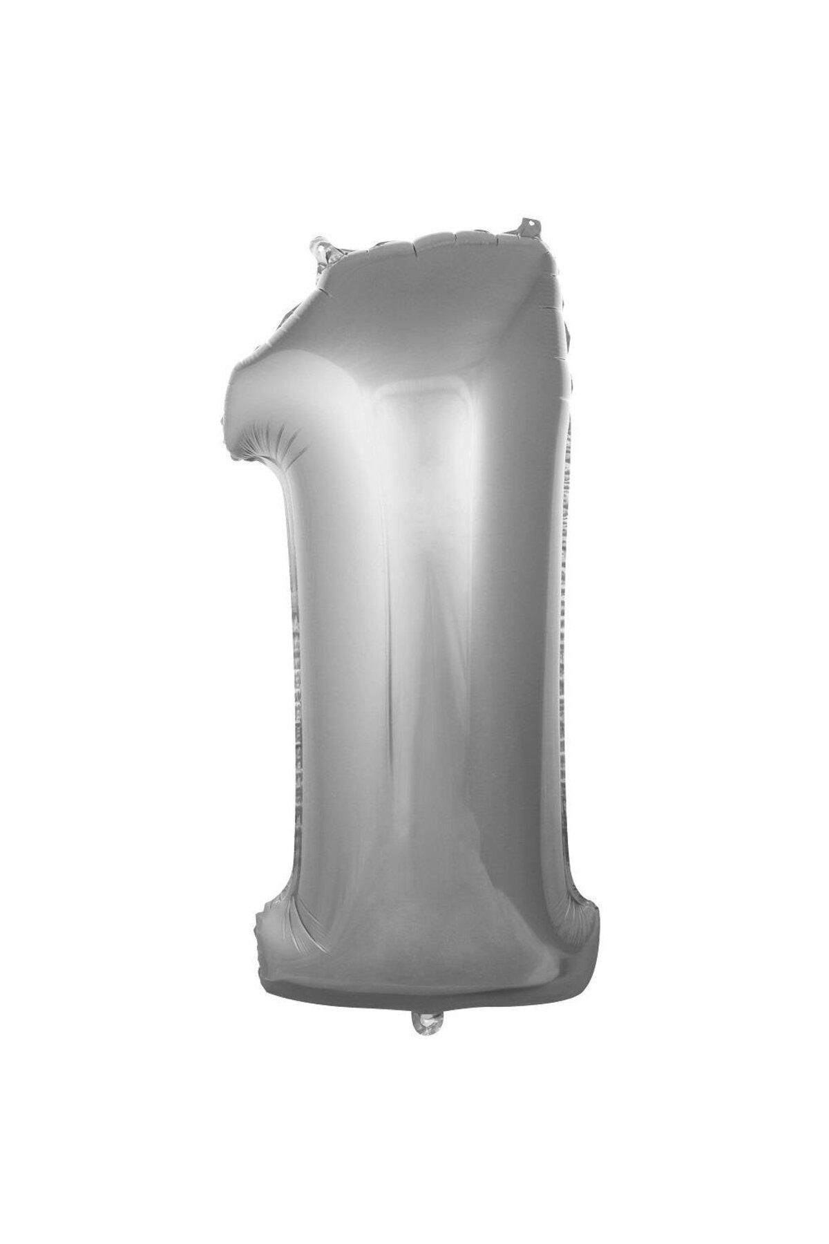 PARTİMİO PARTİ MALZEMELERİ Rakam Folyo Balon Gümüş Renk 34'' (76cm)