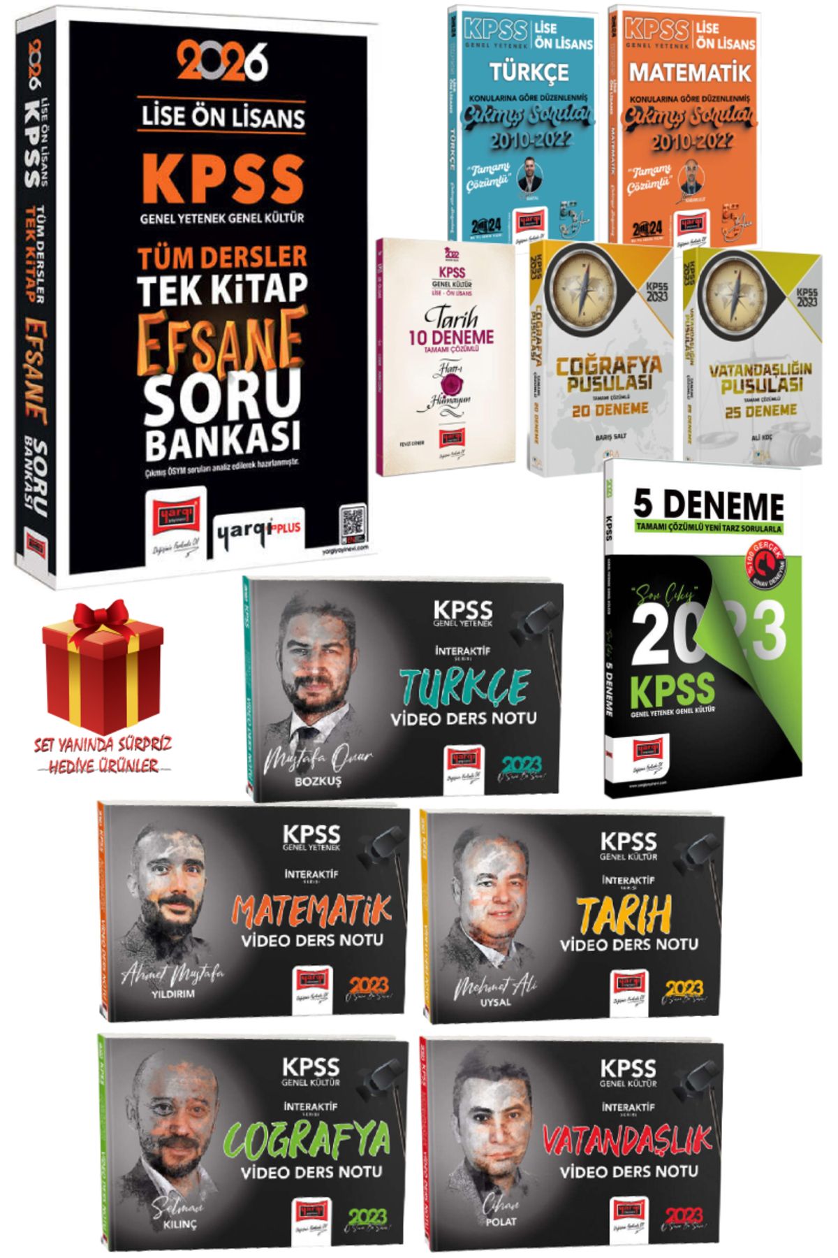 Yargı Yayınları 2026 Yargı Lise Ön Lisans Tüm Dersler Efsane Soru Bankası+Çıkmış S+Denemeler+Video Ders Notu Seti