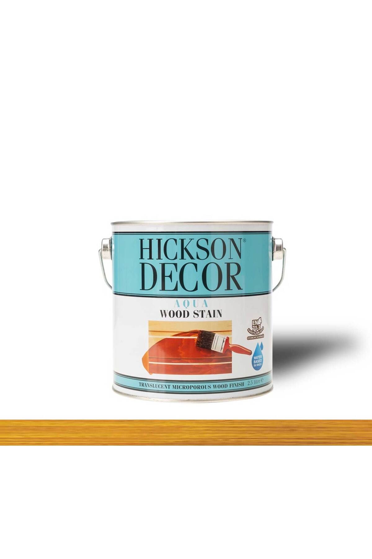 Hemel Hickson Decor Ultra Aqua Wood Stain - Su Bazlı Renkli Ahşap Vernik
