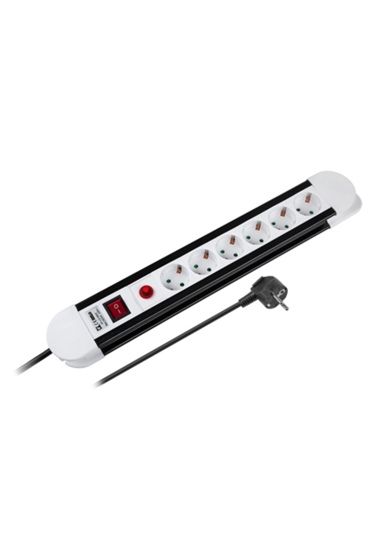 OEMN-EXTENSION CORD 3X 1.5 MM2 16A 6 WAYS 1.5M REBEL 1