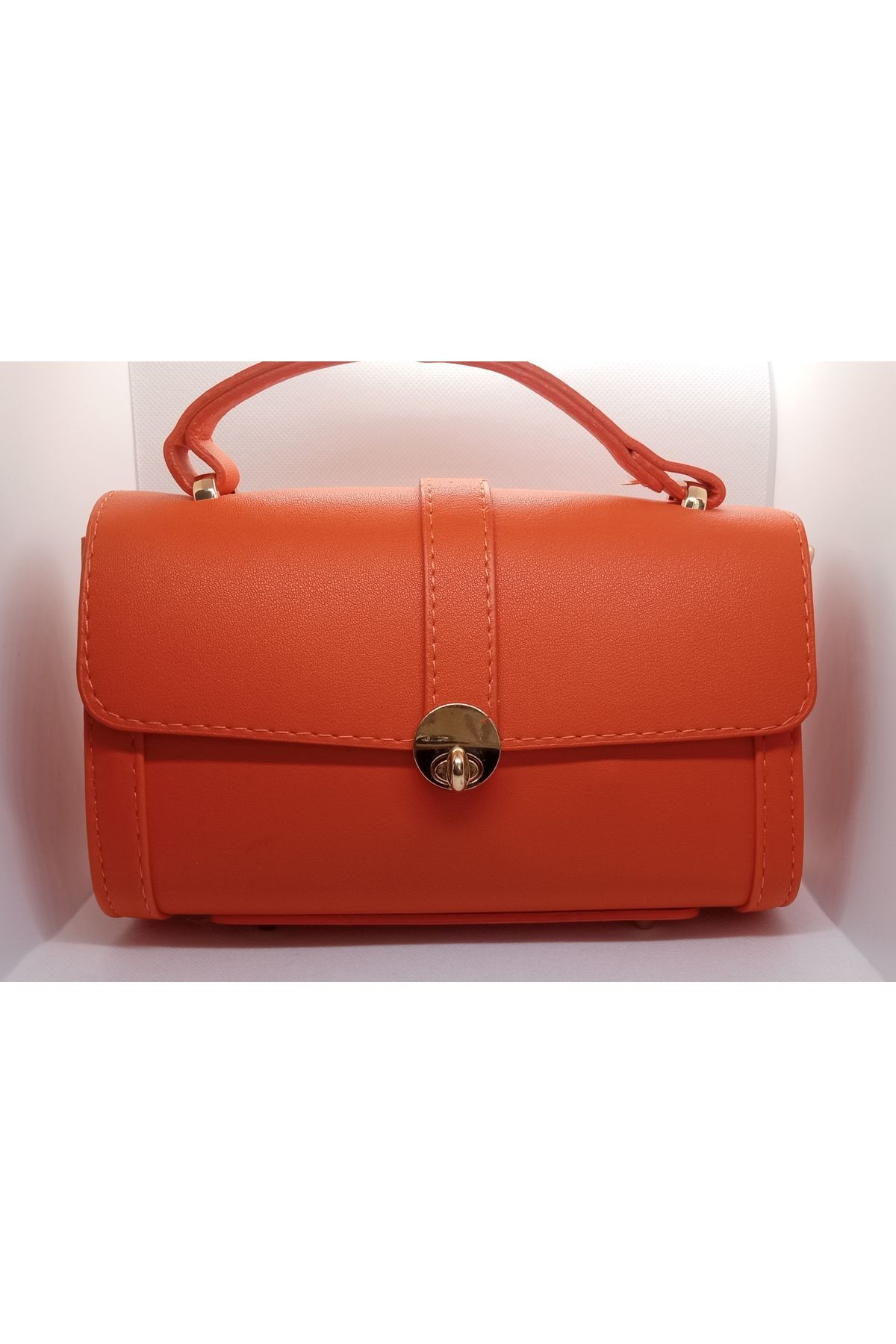 Erdem Turuncu Çanta en 20 cm boy 14 cm