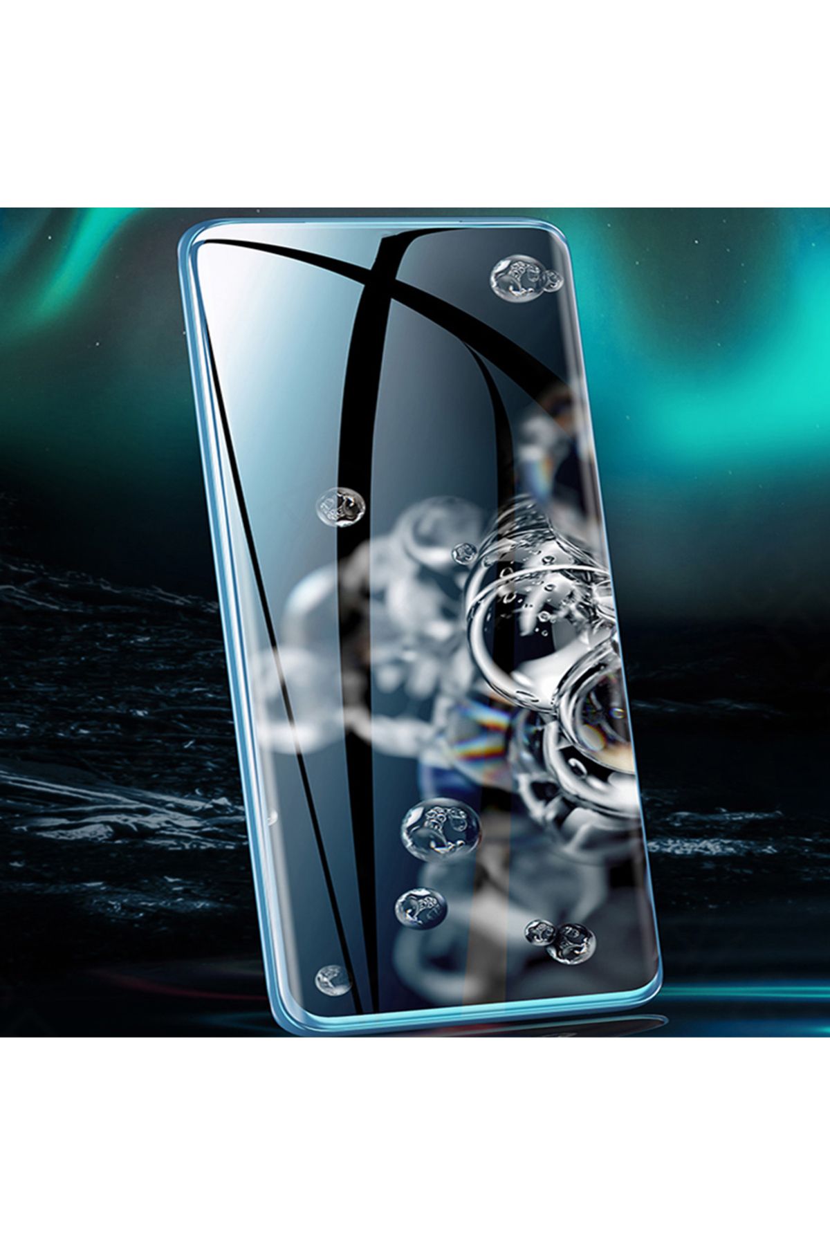 FONIX-Folie Impact Flex compatibila cu Tecno Spark 30S, Polimer siliconic de 300 microni, Instalare fara l 4