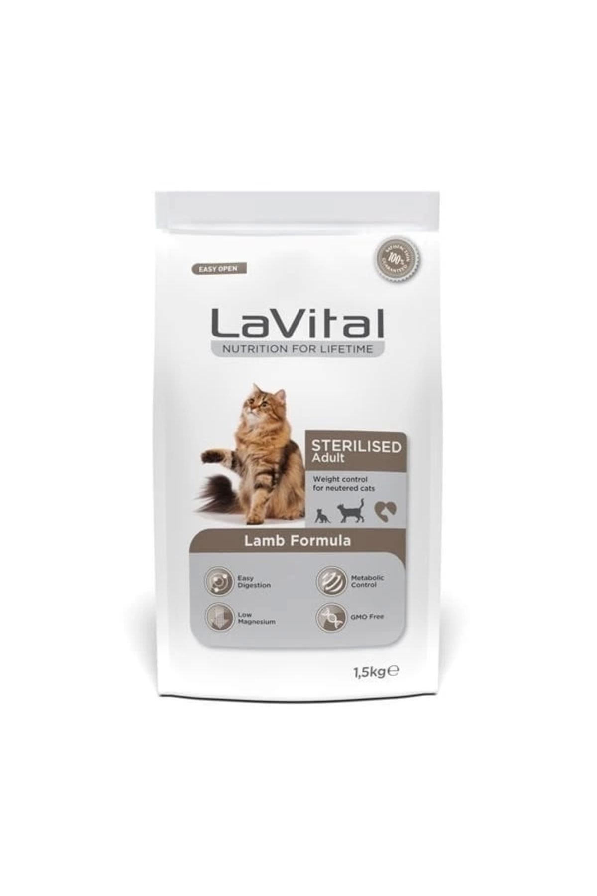Generic Lavital Sterilised Kuzu Etli Kısırlaştırılmış Kedi Maması 1.5 Kg