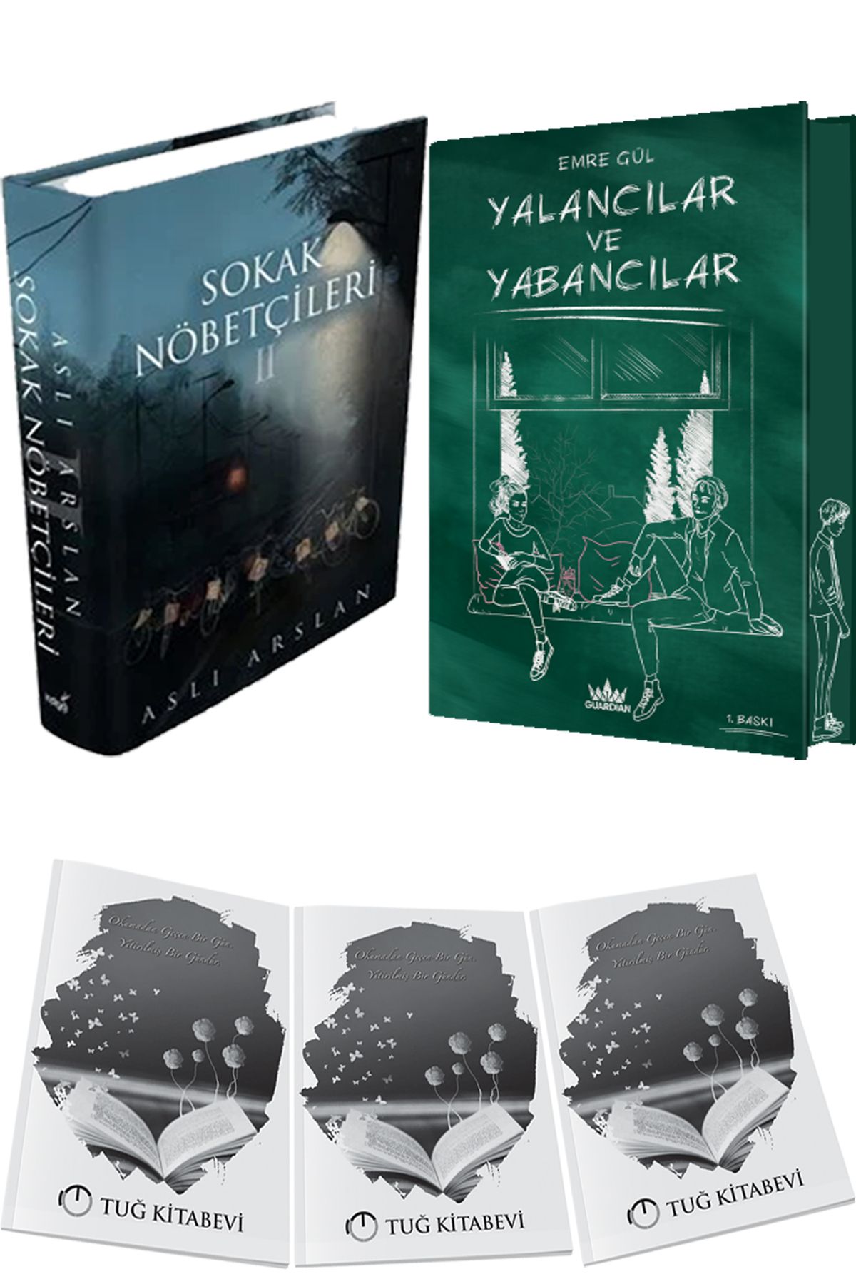 İndigo Kitap Sokak Nöbetçileri 2 Ciltli ve Yalancılar ve Yabancılar 1 Ciltli Özel Baskı + Hediyeli