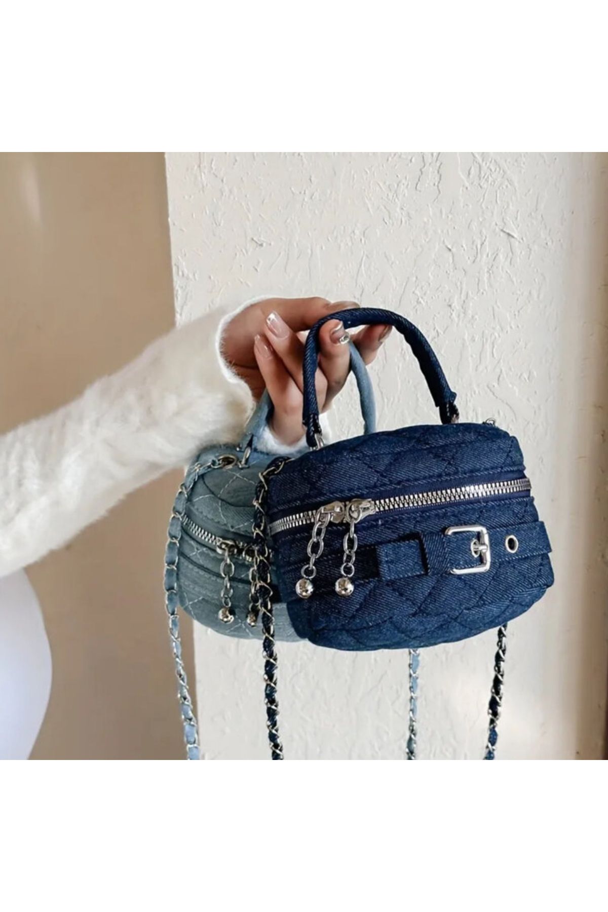 KatalogBoutique Mini Koyu Kot Çapraz Kadın Çanta