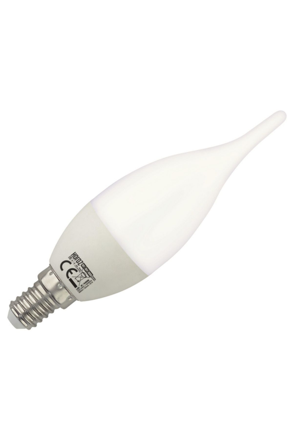 fullreyon 1 Adet Çok Kaliteli E14 Duy 5 Watt, 6400 Kelvin Beyaz Işık Led Ampul, Avize, Şamdan Ampulü Mum Ampul