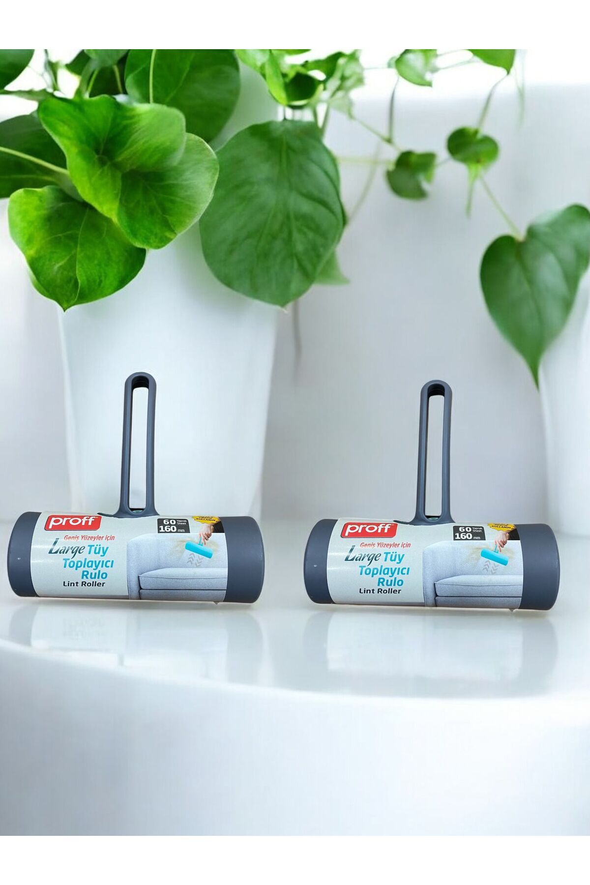 Proff 120 Yaprak 2 Adet Large Tüy Toplayıcı Rulo(2X60=120 Yaprak)