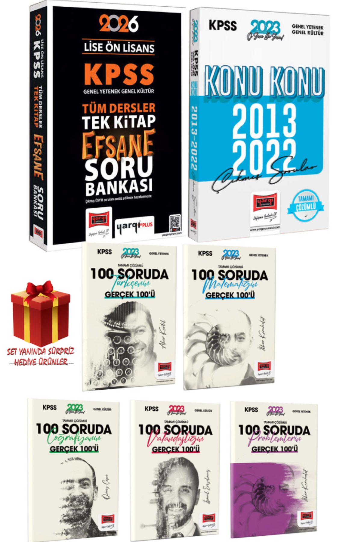 Yargı Yayınları 2026 Yargı Lise Ön Lisans Tüm Dersler Efsane Soru Bankası+GYGK Çıkmış Sorular+100 Soruda Seti