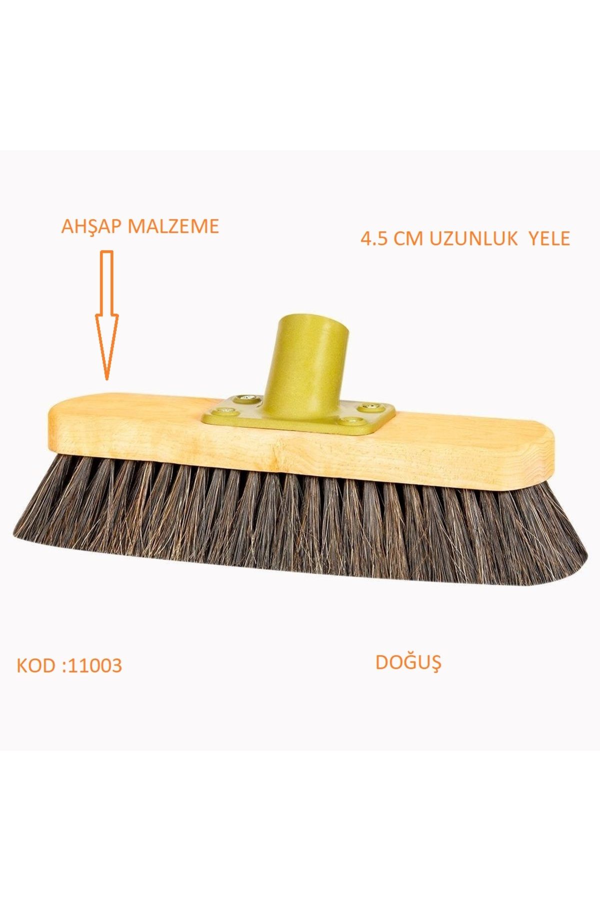 Doğuş DOĞUŞ AHŞAP UZUN YELE BADANA FIRÇA PREMİNYUM SERİ 4.5 CM UZUNLUKTA KOD : 11003