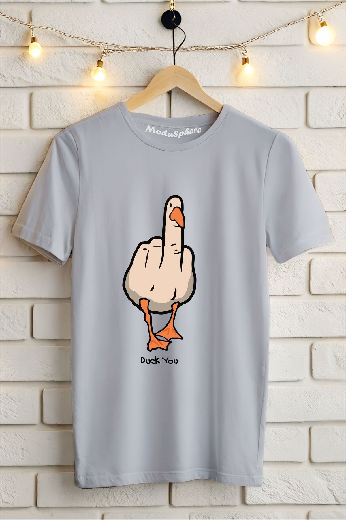 ModaSphere Baskılı Unisex Oversize Tişört