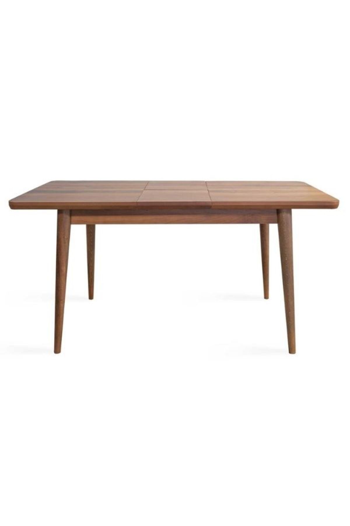 Gazzini Furniture Ludovica Fransız Retro Still Açılır Ceviz Yemek Masası 90x170