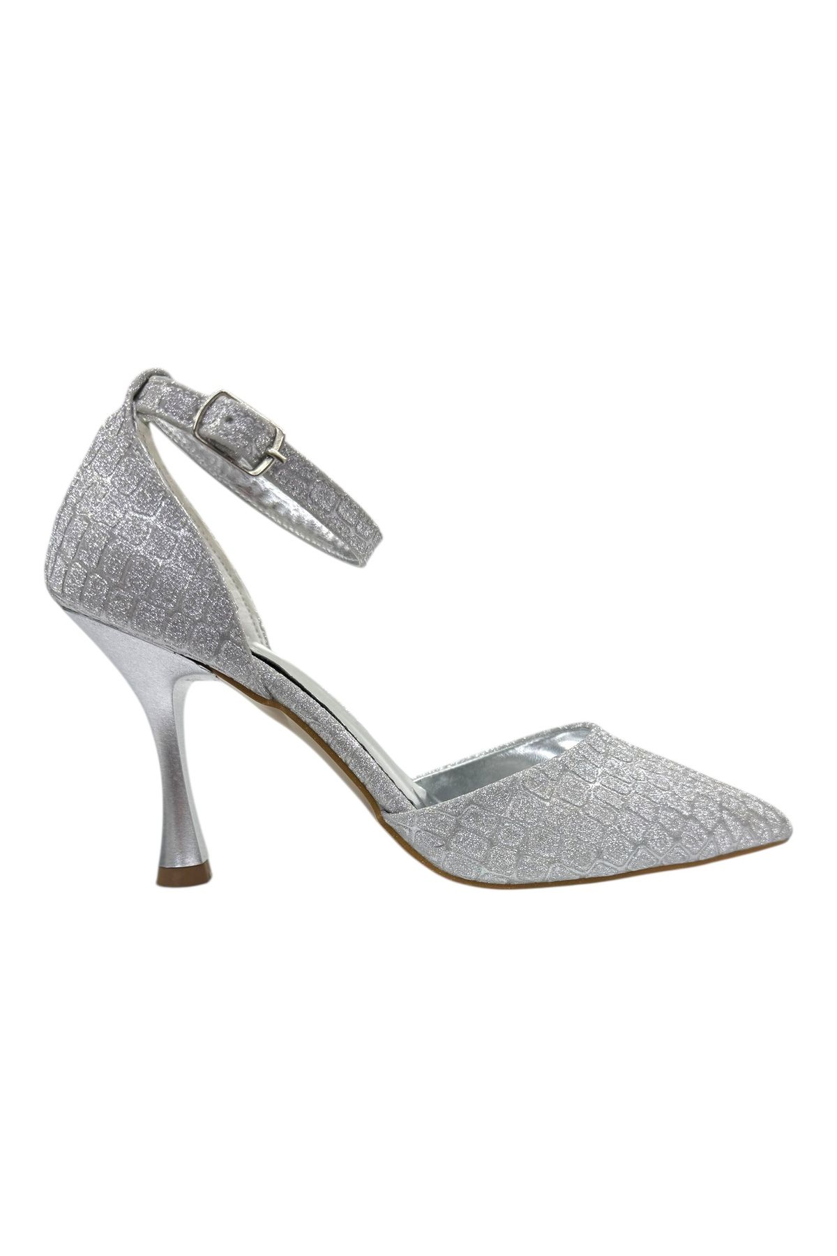 Shoes Desenli İnce Topuklu Modern Şık
