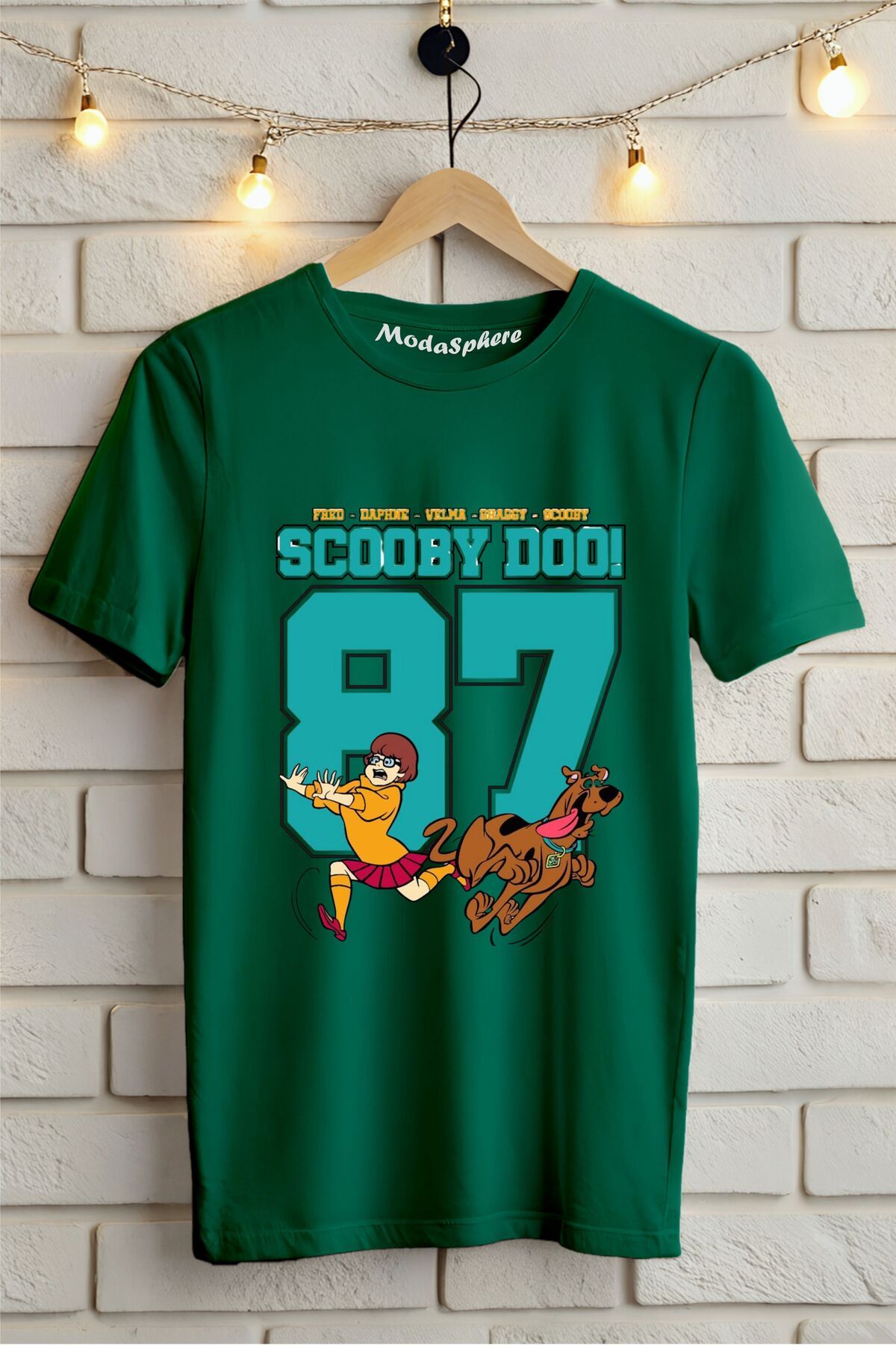 ModaSphere SCOOBY DOO 87 Baskılı Unisex Tişört