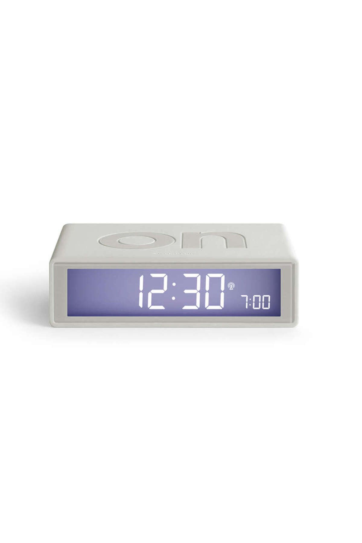 DEKORANLA Beyaz Alarm Saati Flip Plus LR150W9, şık ve fonksiyonel zaman göstergesi