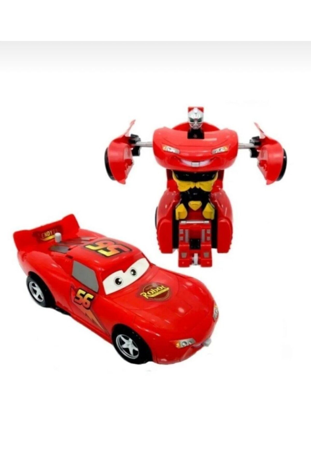 egemen oyuncak 1987 Robota Dönüşen Spor Araba Çekbırak 14 Cm