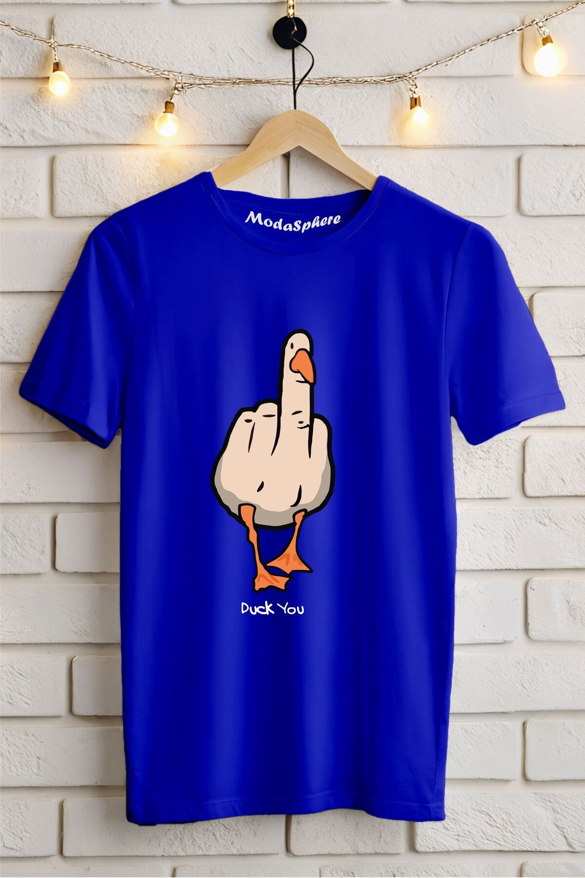 ModaSphere Baskılı Unisex Oversize Tişört