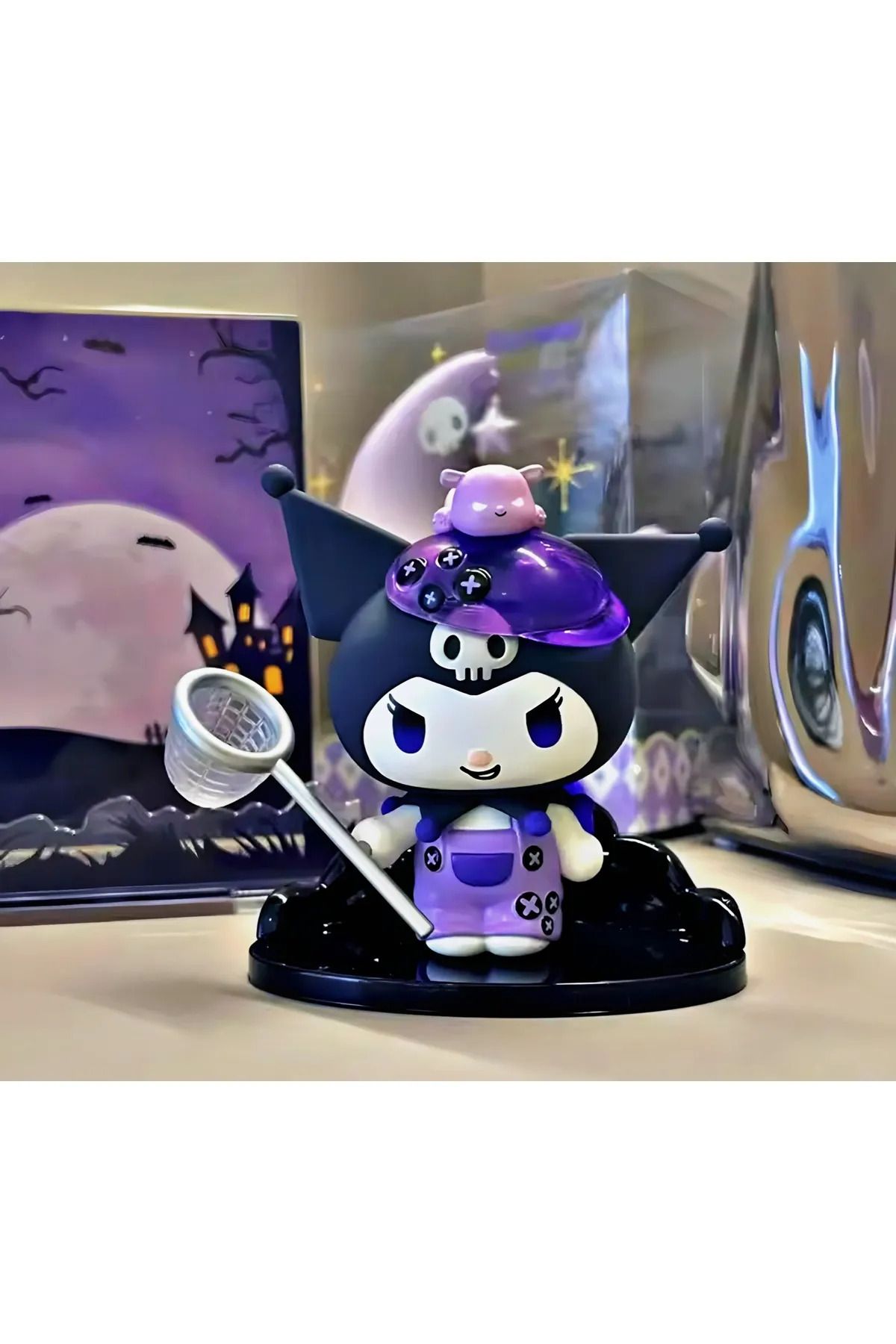 DÜKKAN DESİGN DUKKANDESIGN Böcek Avcısı Kuromi Mini Figür