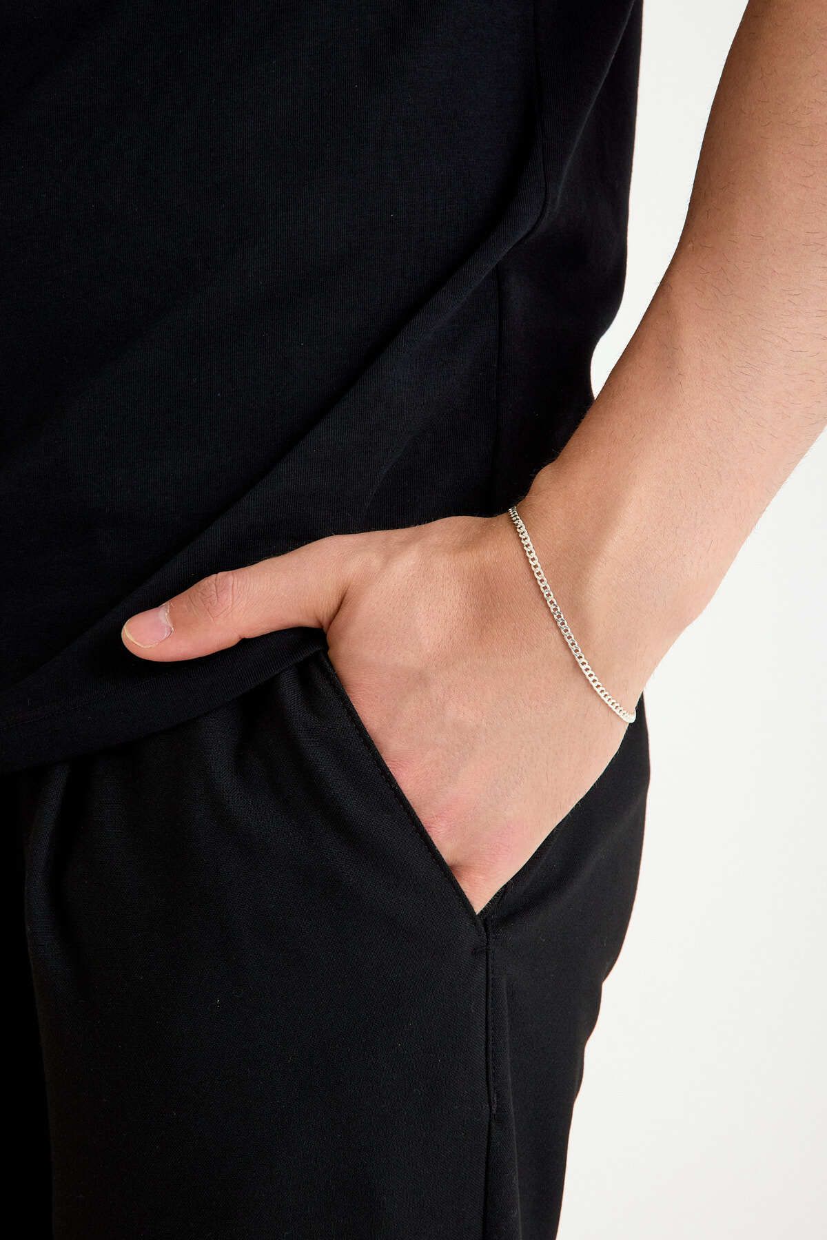 ANDA 925 Ayar Gümüş Unisex Gurmet Bileklik 3mm