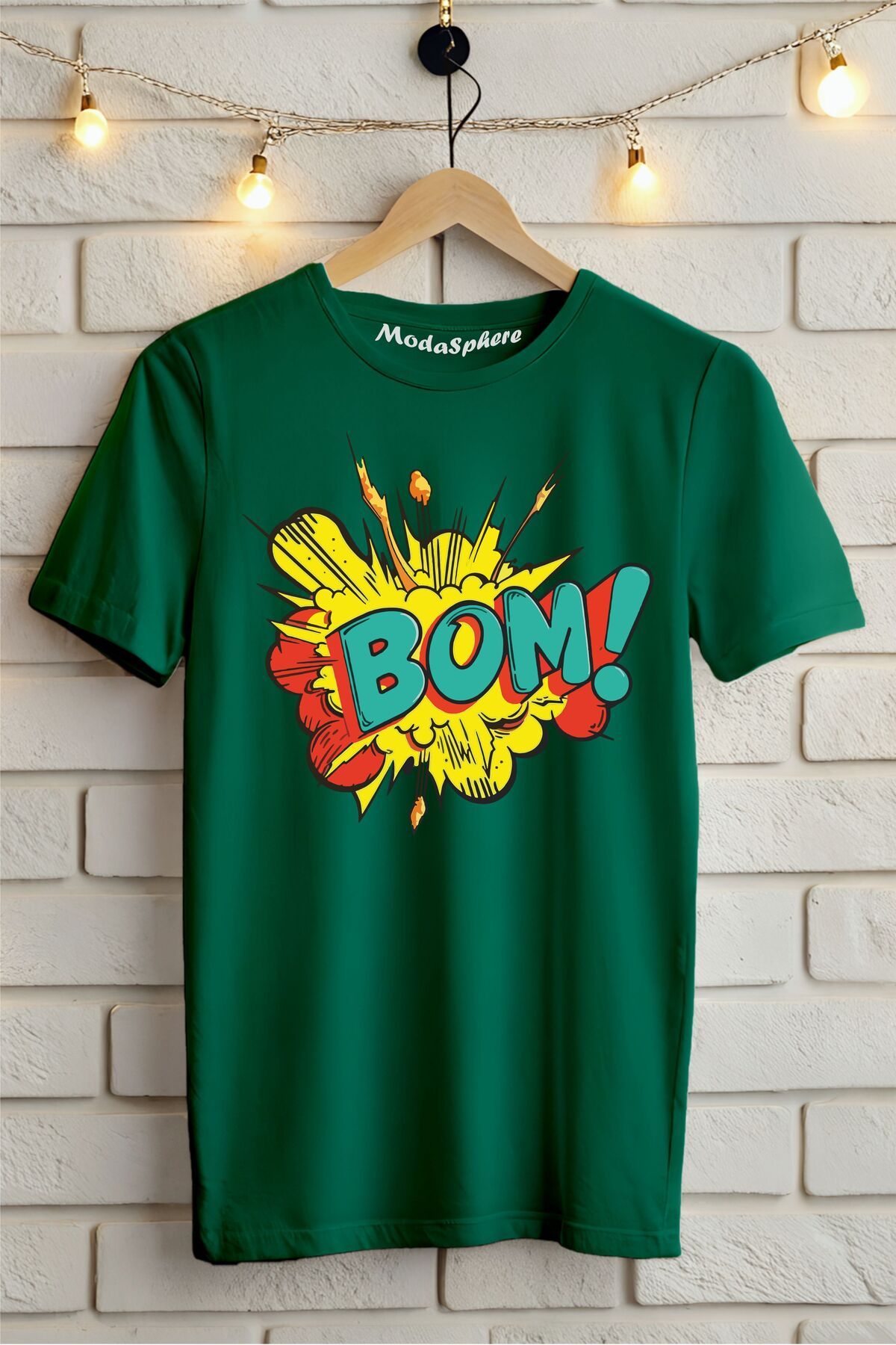 ModaSphere BOM !! Baskılı Unisex Oversize Tişört