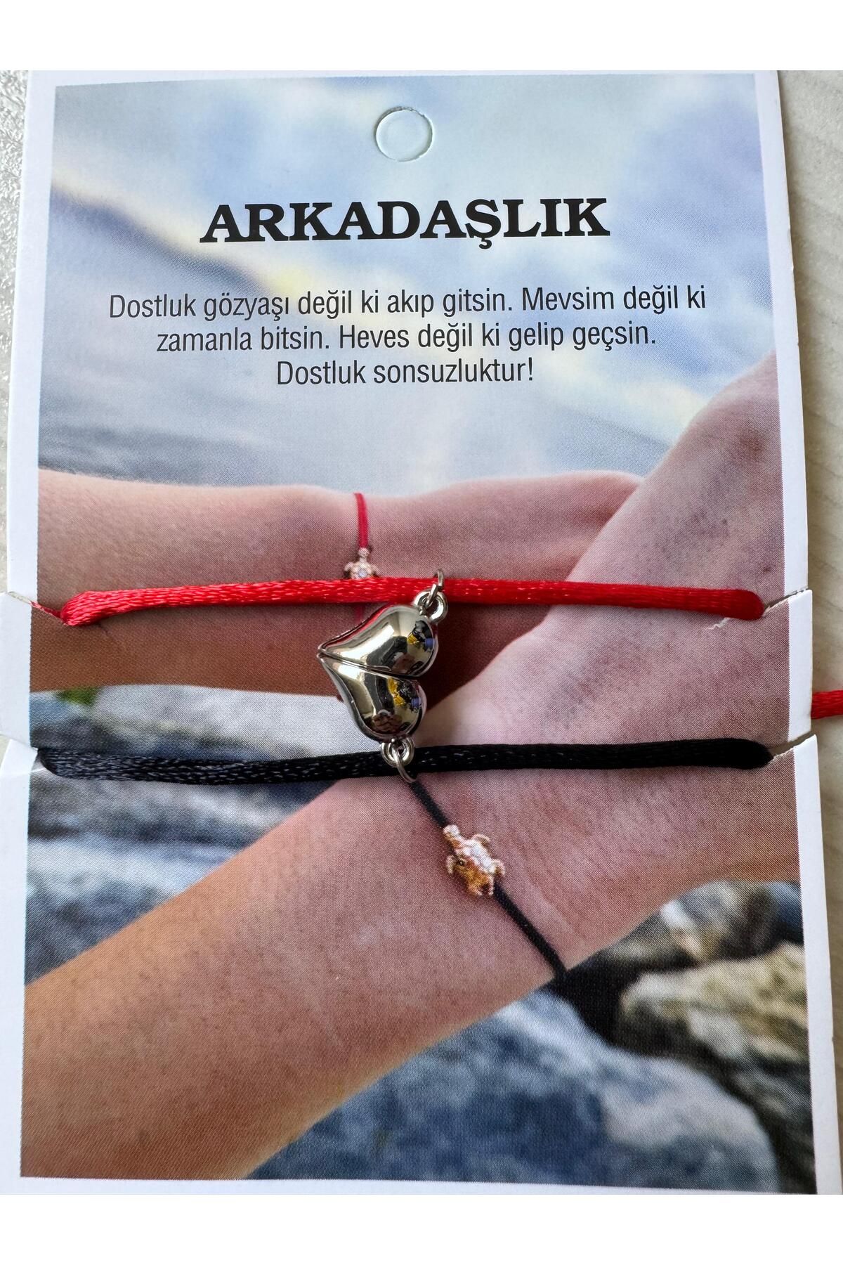 İYİ MODA Mıknatıslı Kalpli Bileklik | Birleşen Kalpli Bileklik | Best Friends Bileklik | Arkadaşlık Bilekliği
