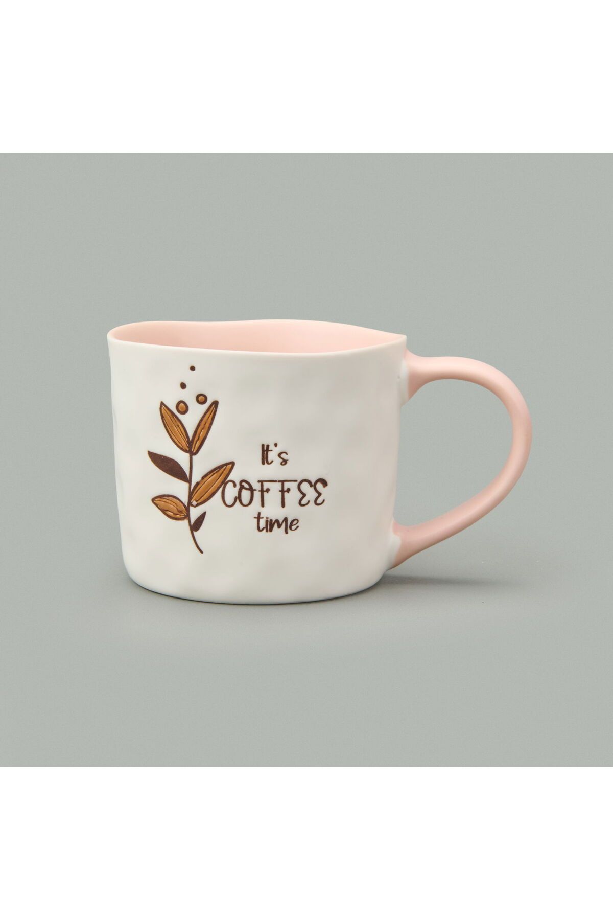 Evidea Kitchen It's Coffee Time Kupa - Krem - 450 ml