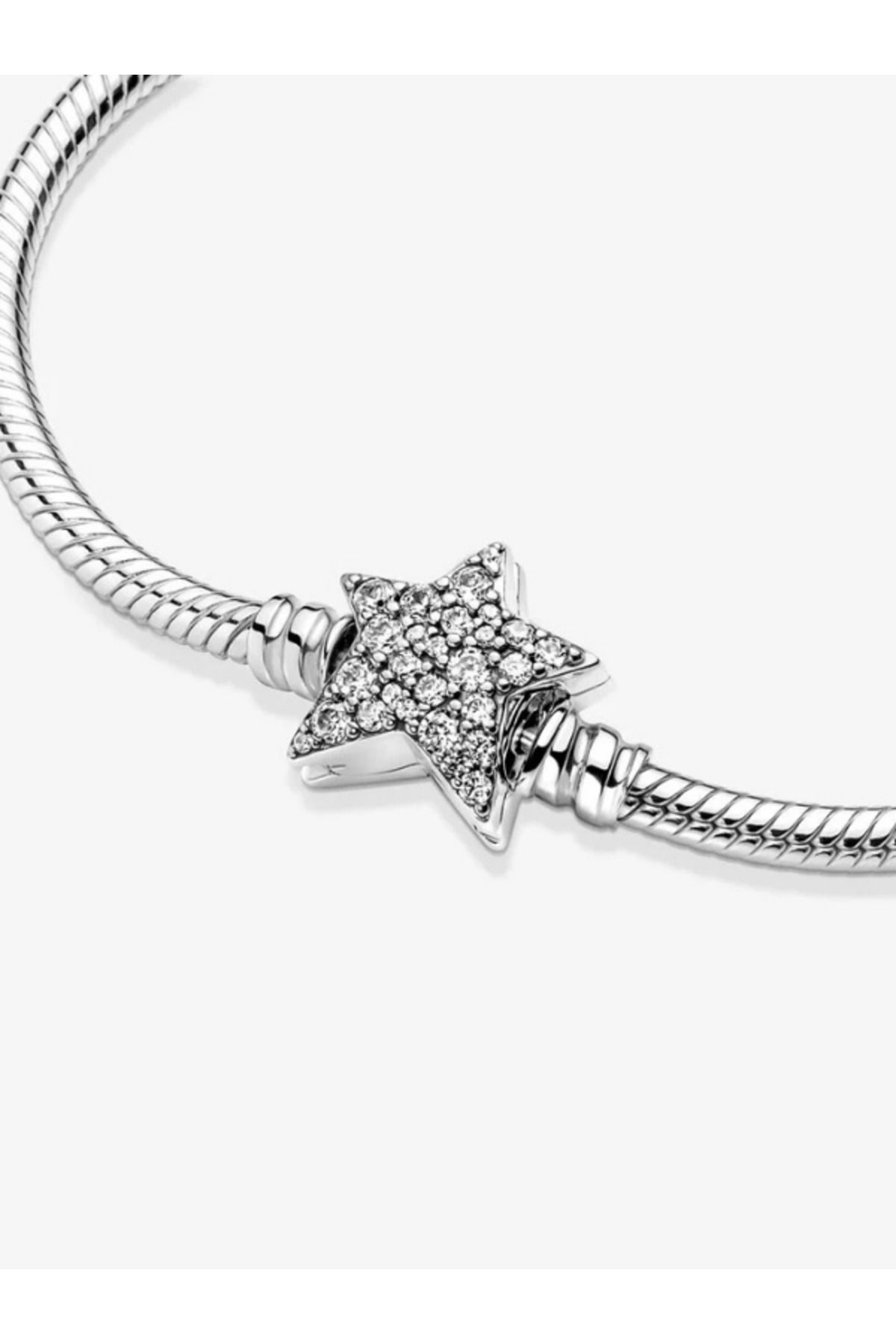 maisonleor Asimetrik Yıldız Klipsli Bileklik Charm Taşıyıcı