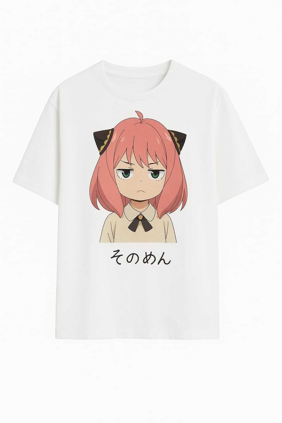 MAGORS GraffTee Unisex Pamuklu Relaxed Fit Yuvarlak Yakalı Anime Baskılı T-shirt
