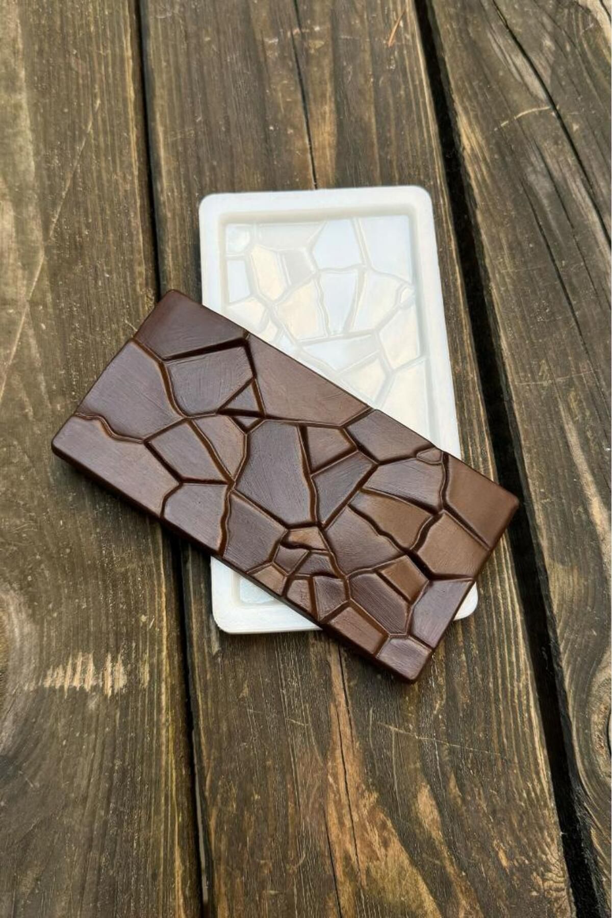 DEKORANLA Beyaz Parçalanmış Tablet Çikolata ve Mum Kalıbı, şık ve kullanışlı tasarım